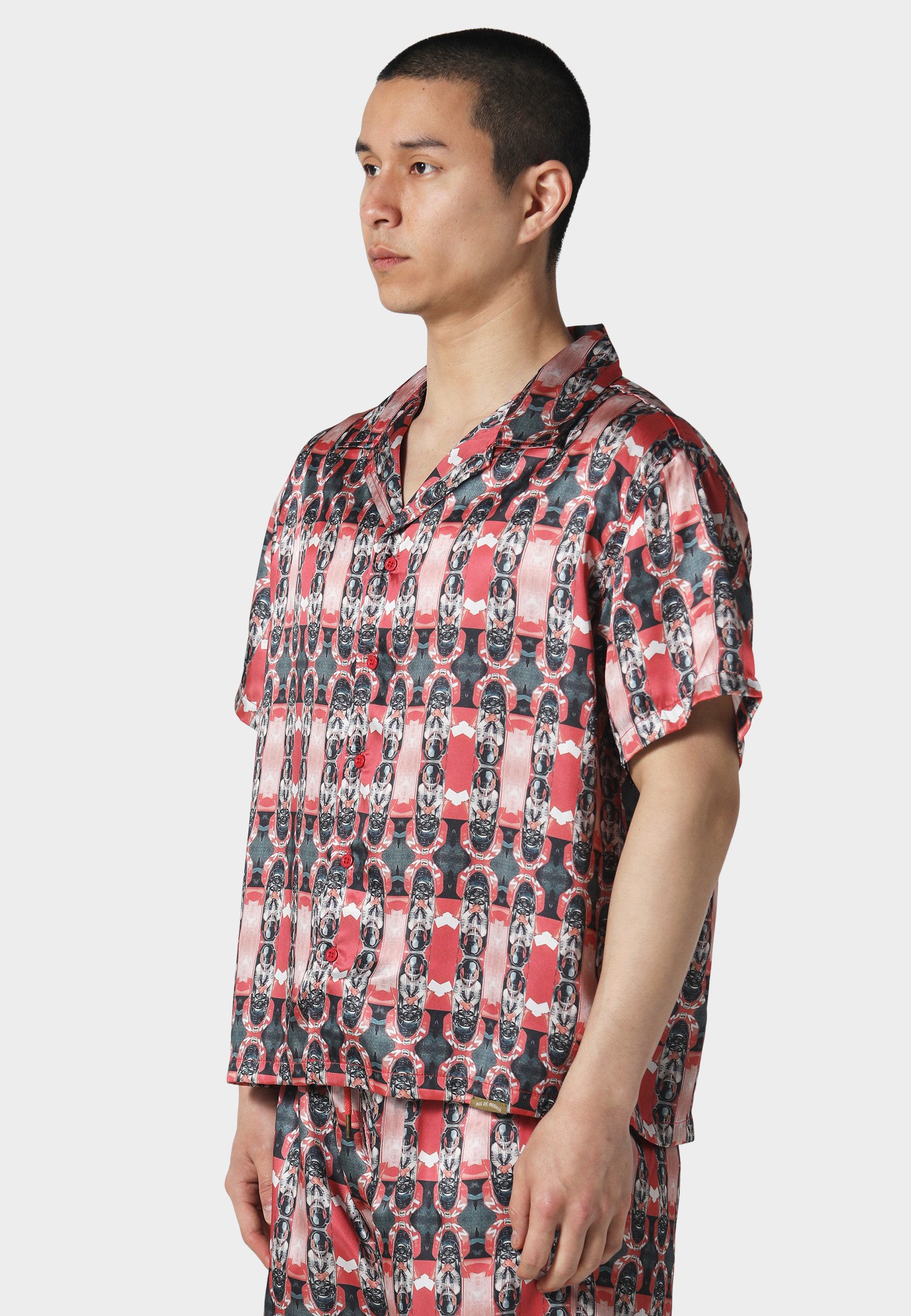 Pas De Monaco Kurzarmshirt Pas De Monaco COCKPIT CUBAN SHIRT (1-tlg)