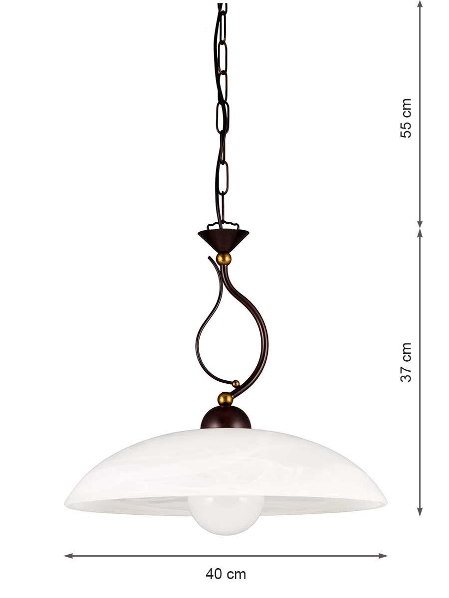 Helios Leuchten Pendelleuchte Hängelampe Landhausstil Küchenlampe Deckenlam günstig online kaufen