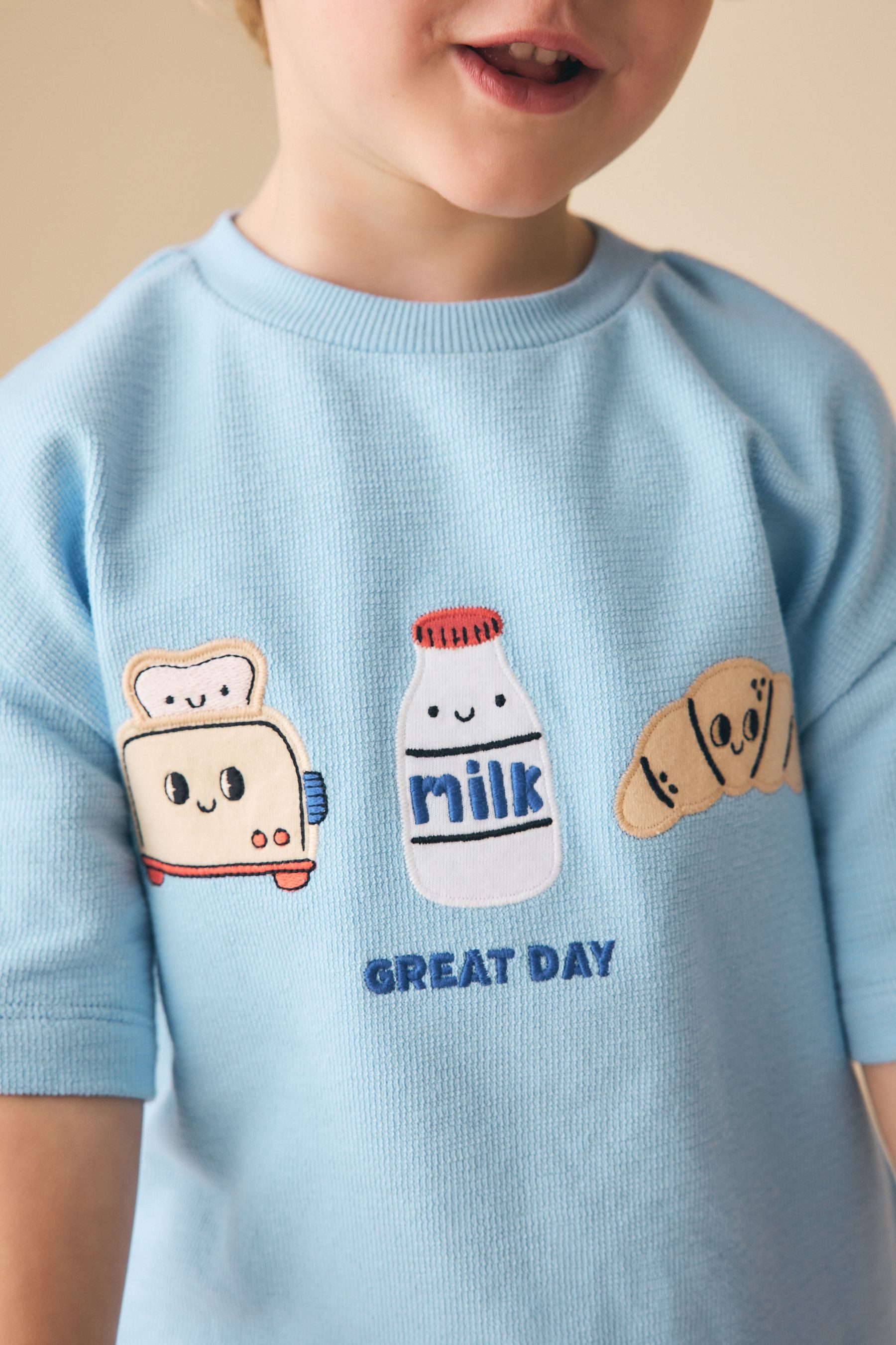 Next T-Shirt T-Shirt mit Applikation (1-tlg) – Bild 3 von 5