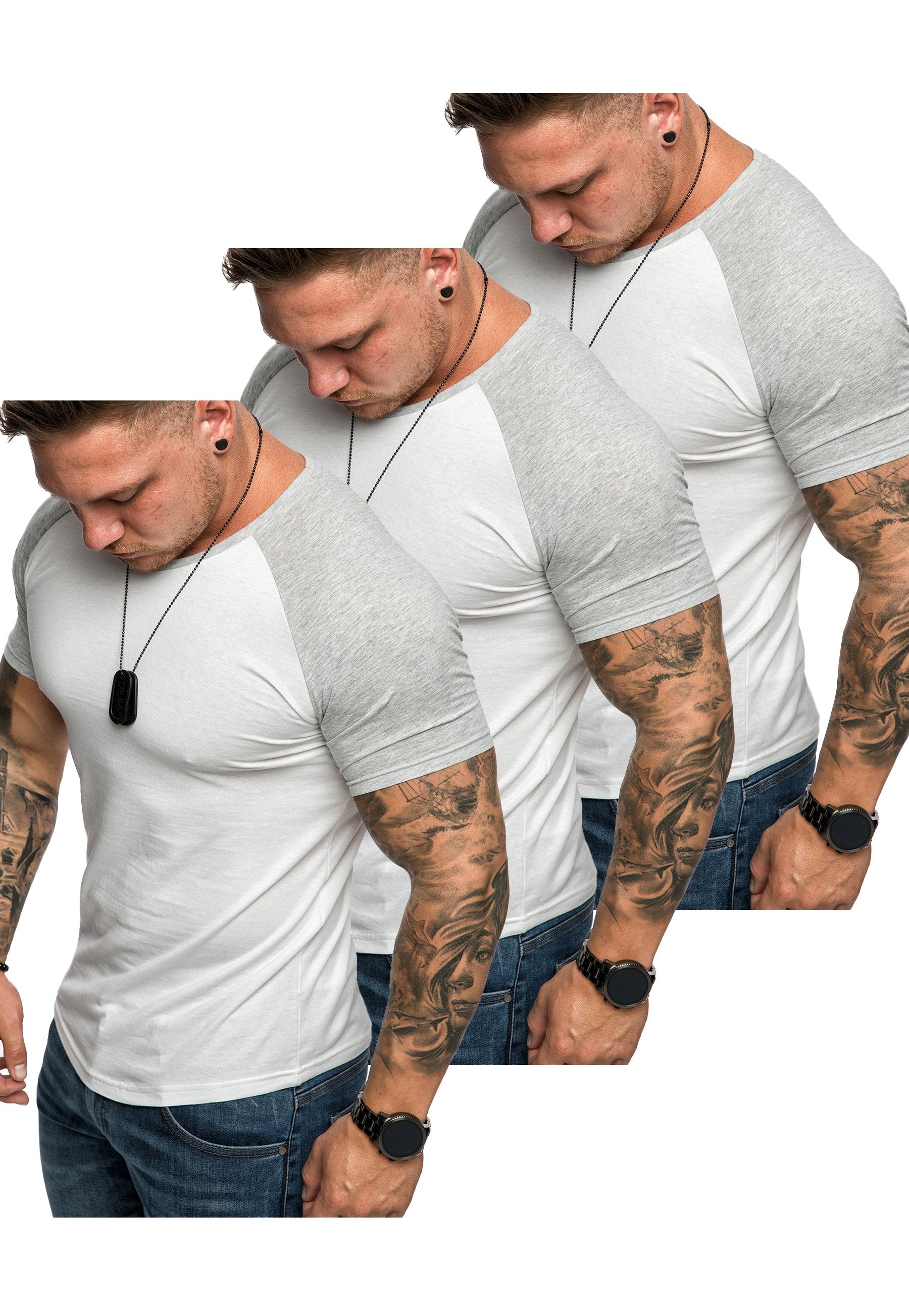 Amaci&Sons T-Shirt 3. OMAHA 3er-Pack T-Shirts günstig online kaufen