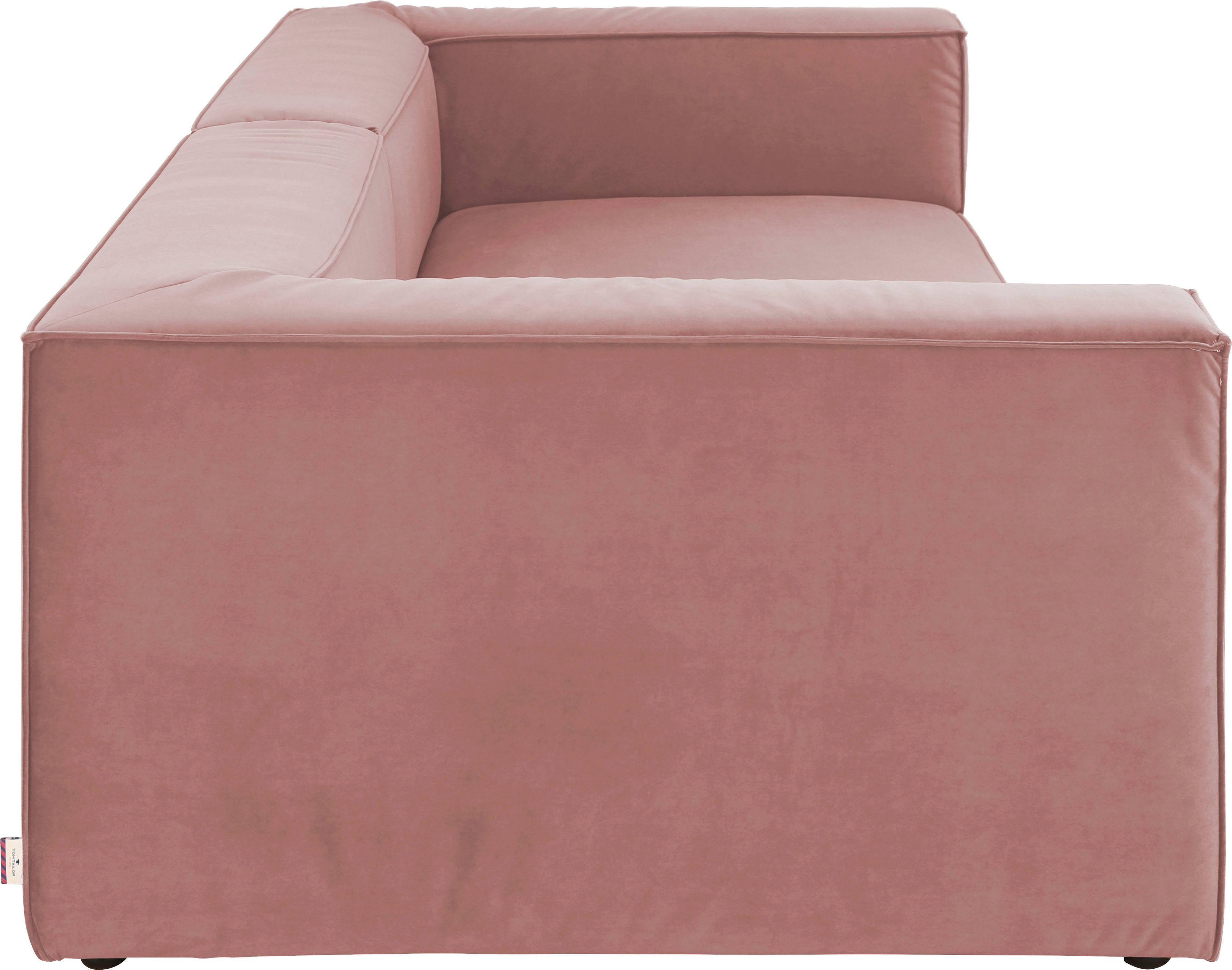 Big-Sofa TOM in CUBE, 129 mit Tiefe 2 HOME wahlweise cm Breiten, BIG Sitztiefenverstellung, TAILOR
