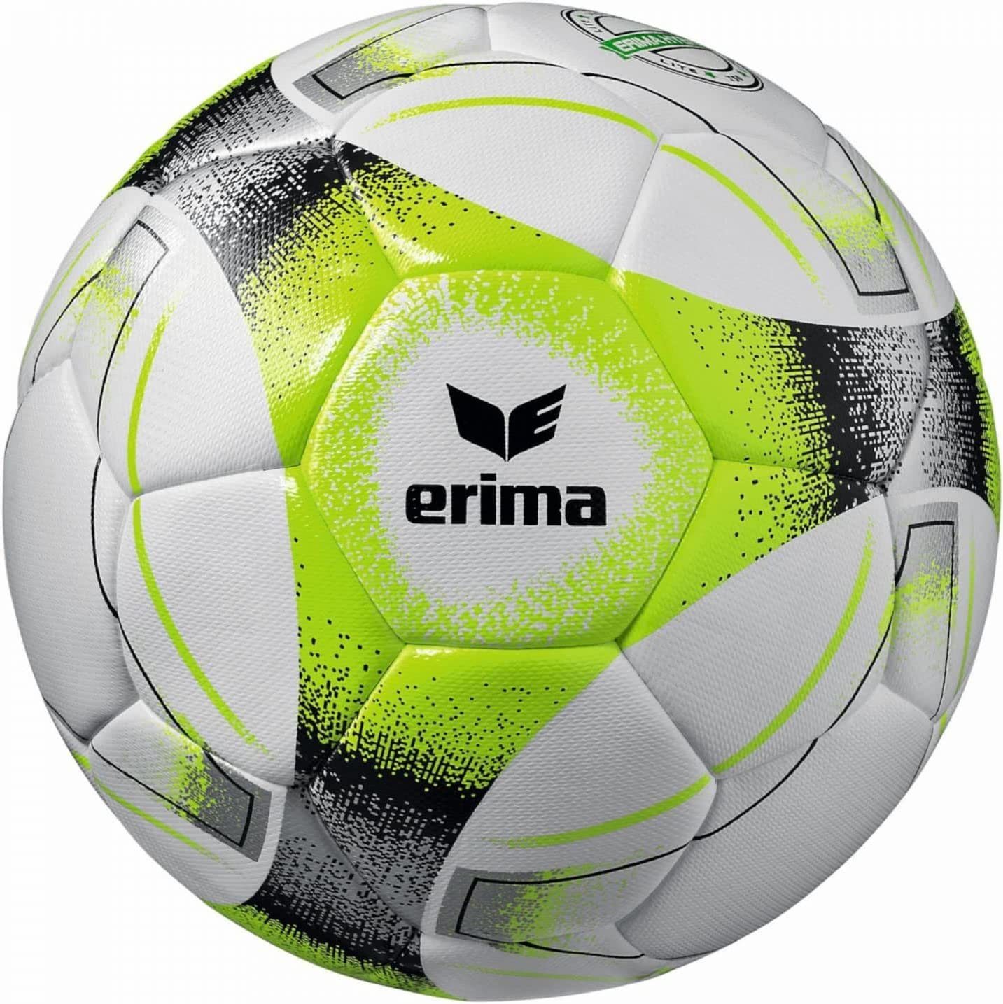 Erima Fußball Hybrid Training Ball - 7192205 Lime (Stück, Kinder und Jungend)