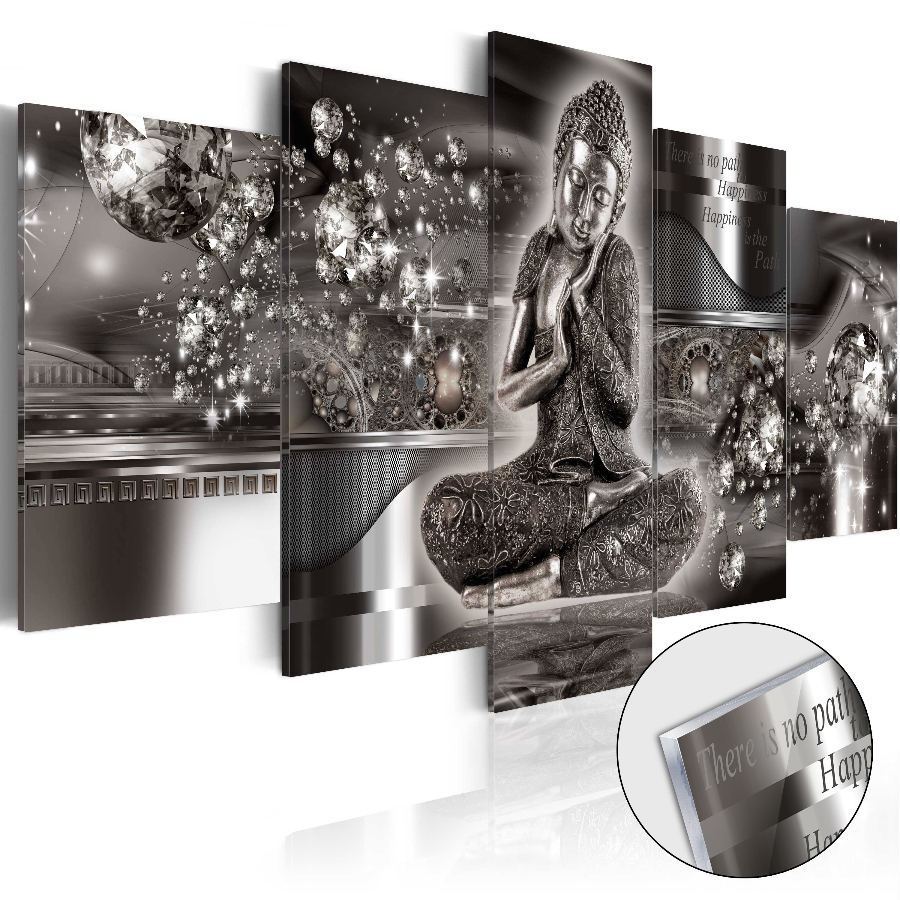 Artgeist Acrylglasbild Silver Serenity [Glass]