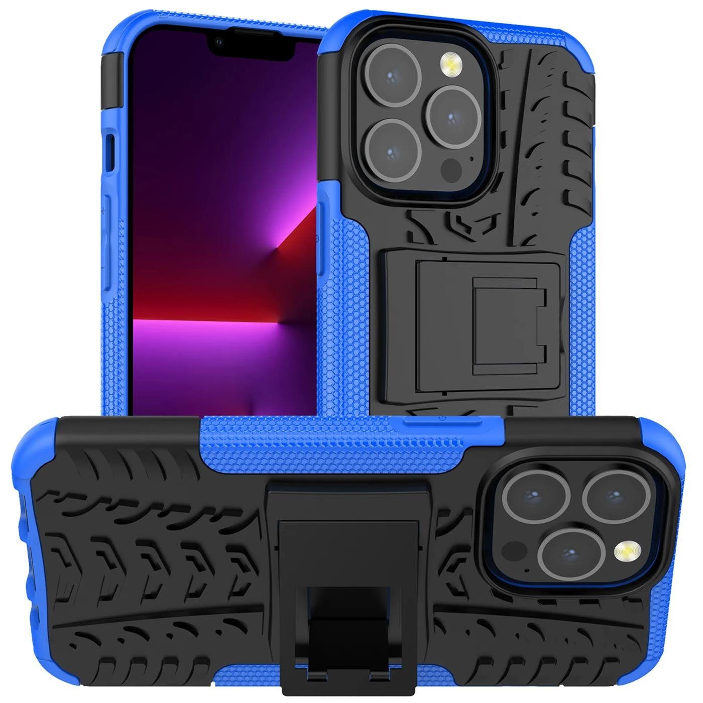 CoolGadget Handyhülle Outdoor Case Hybrid Cover für Apple iPhone 13 Pro 6,1 Zoll, Schutzhülle extrem robust Handy Case für iPhone 13 Pro Hülle