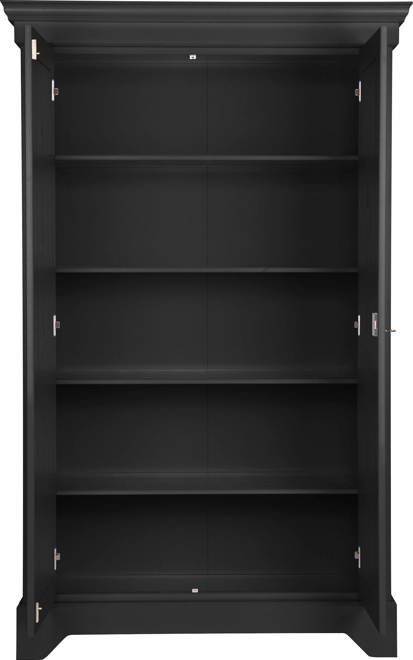 Garderobenschrank Isabel WOOOD schwarz