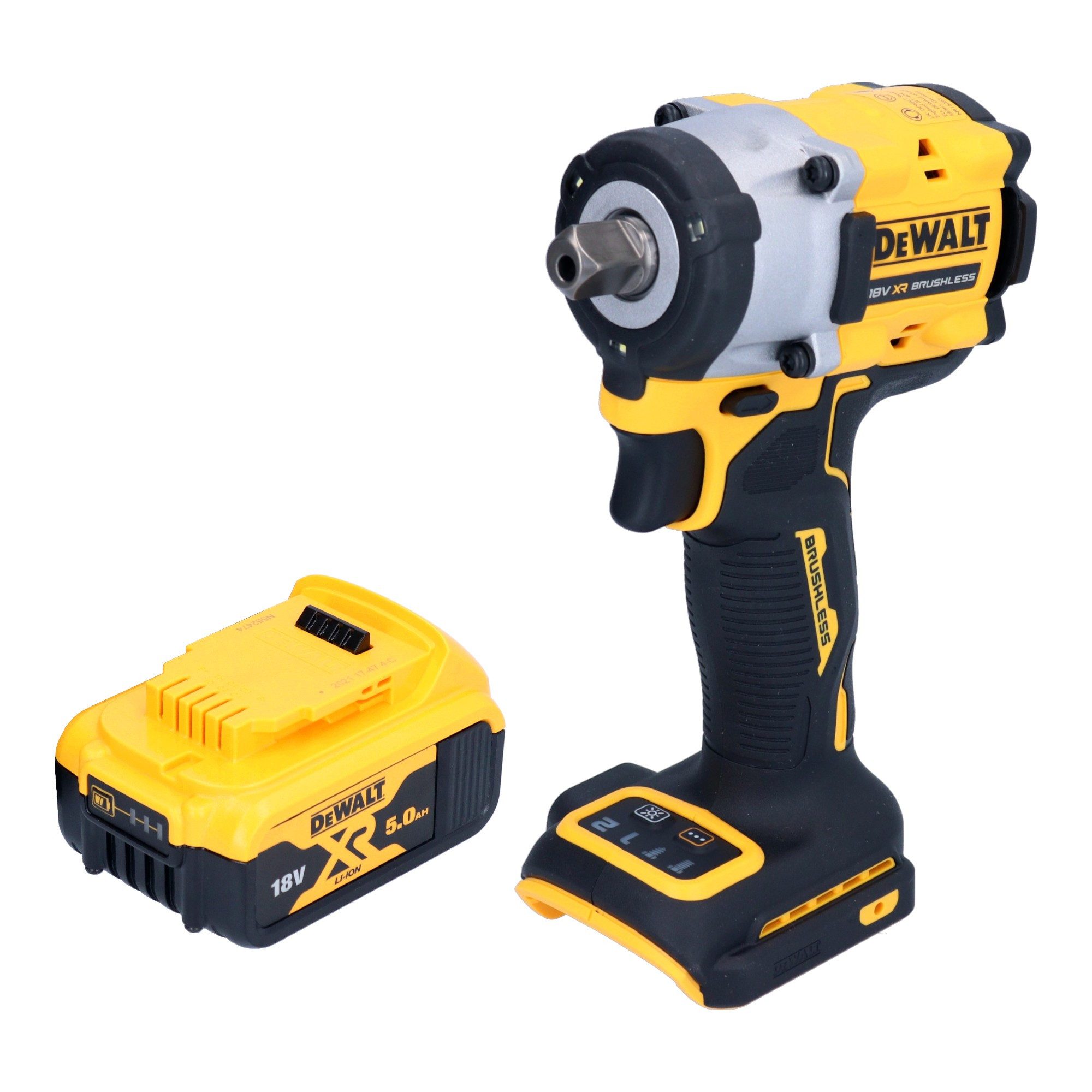 DeWalt Akku-Schlagschrauber DCF 922 N Akku Schlagschrauber 18 V 406 Nm 1/2" Brushless + 1x Akku