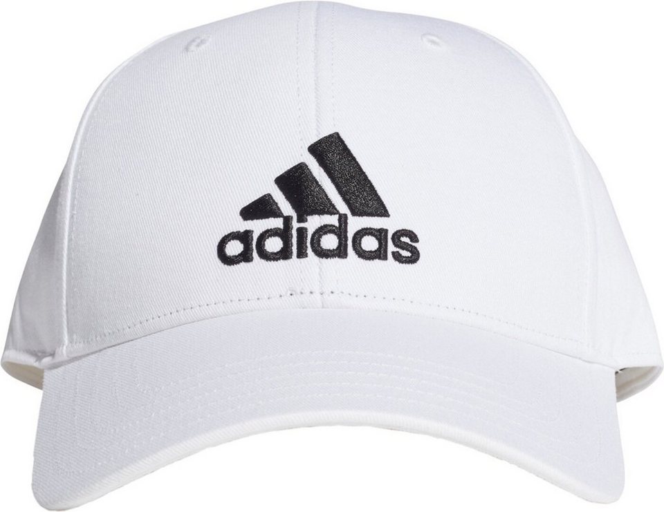 adidas Sportswear Fitted Cap BBALL CAP COT WHITE/WHITE/BLACK