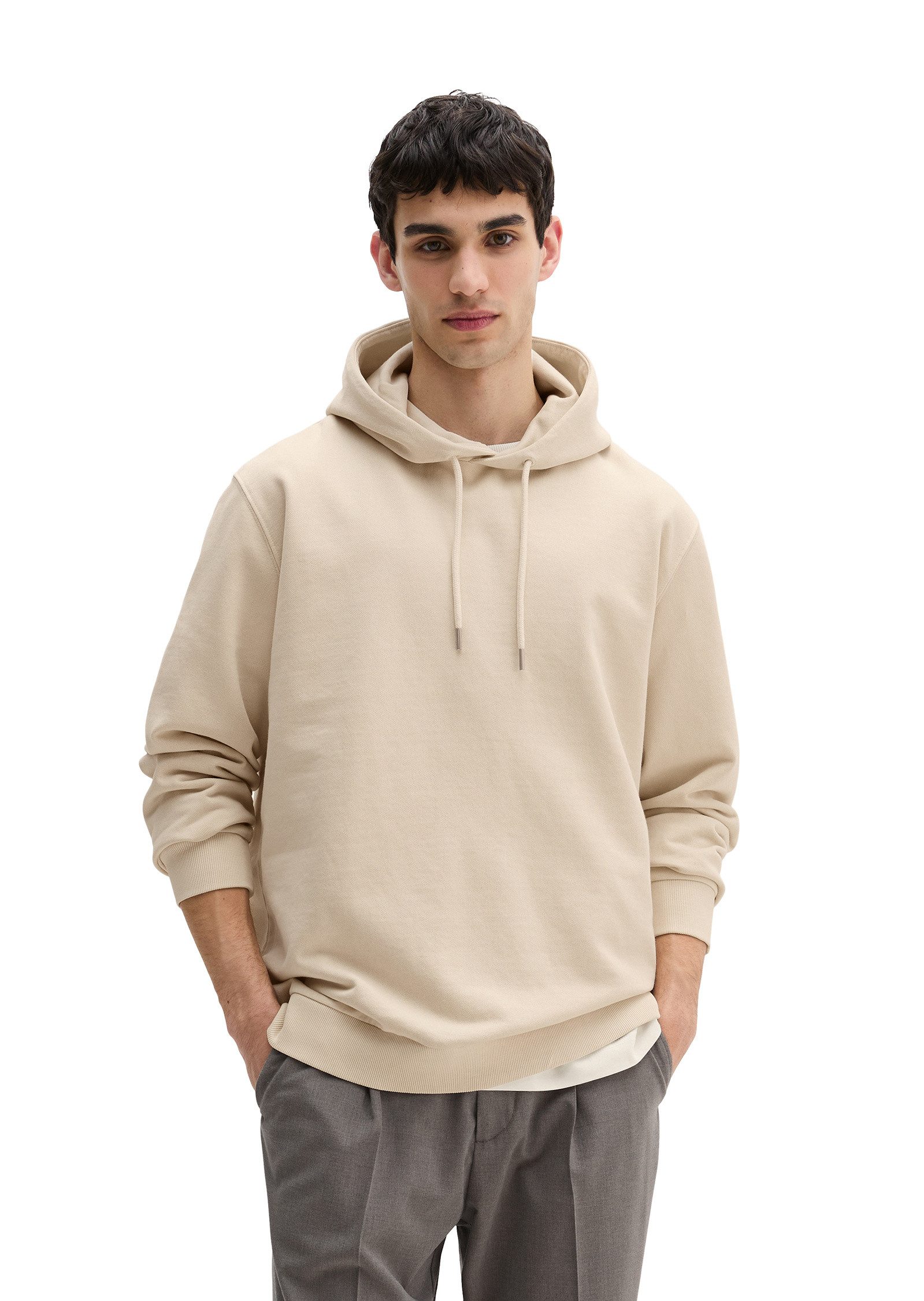 Marc O'Polo Sweatshirt mit Logo-Print auf der Kapuze