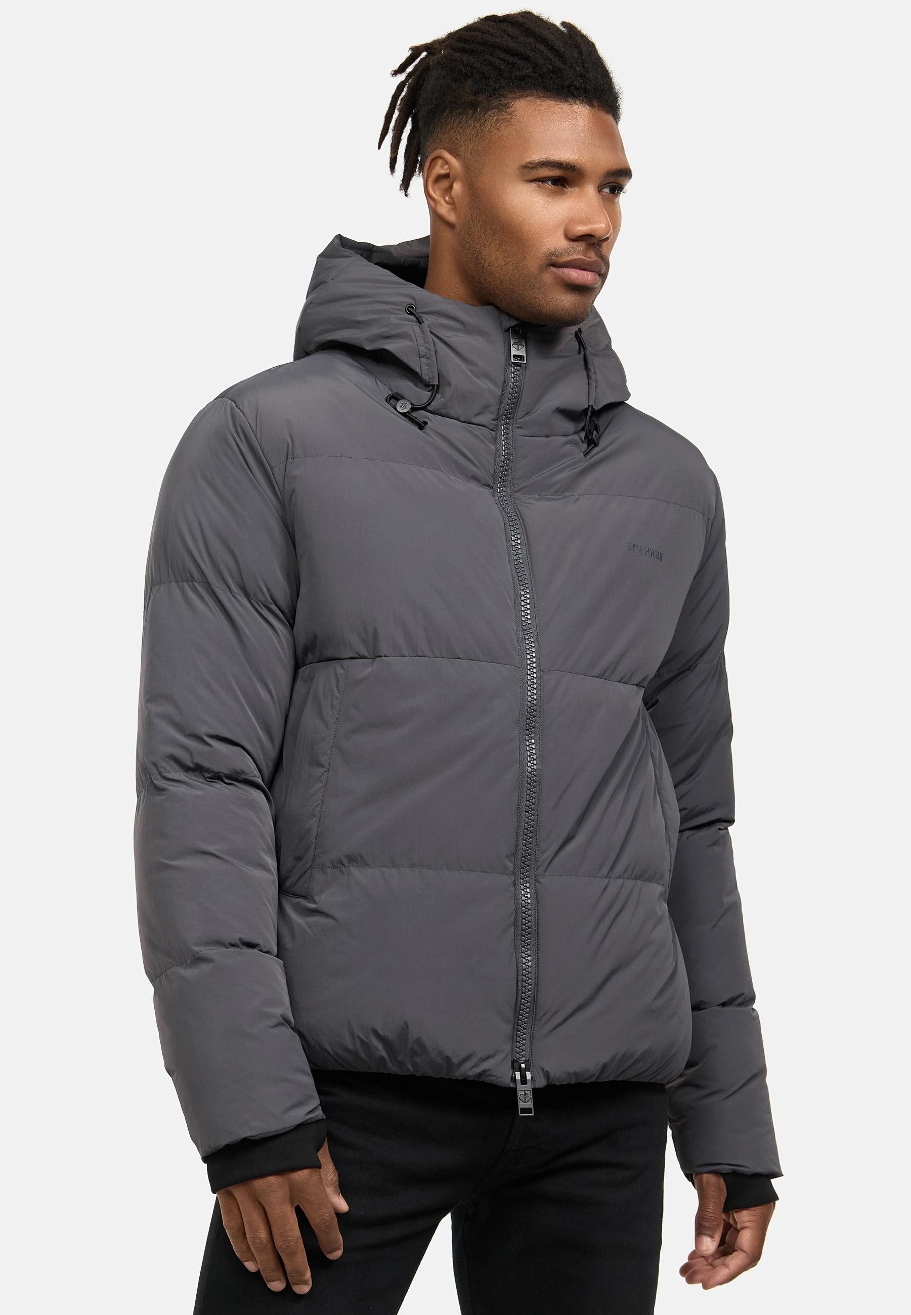 Stone Harbour Steppjacke Tayroos XX Gesteppte Herren Winterjacke mit Kapuze