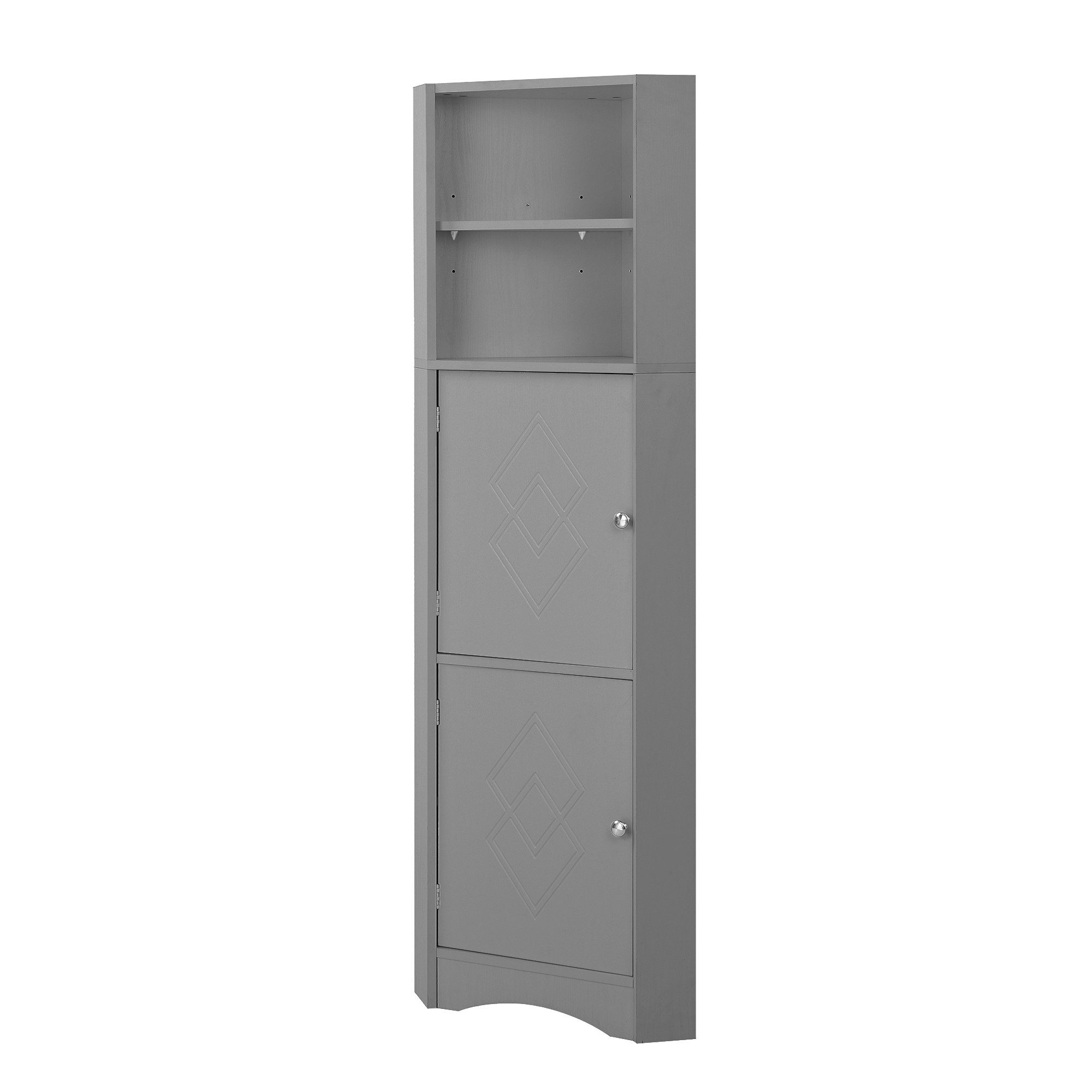 KLAM HOME Hochschrank Badschrank, Badmöbel, Eckschrank günstig online kaufen