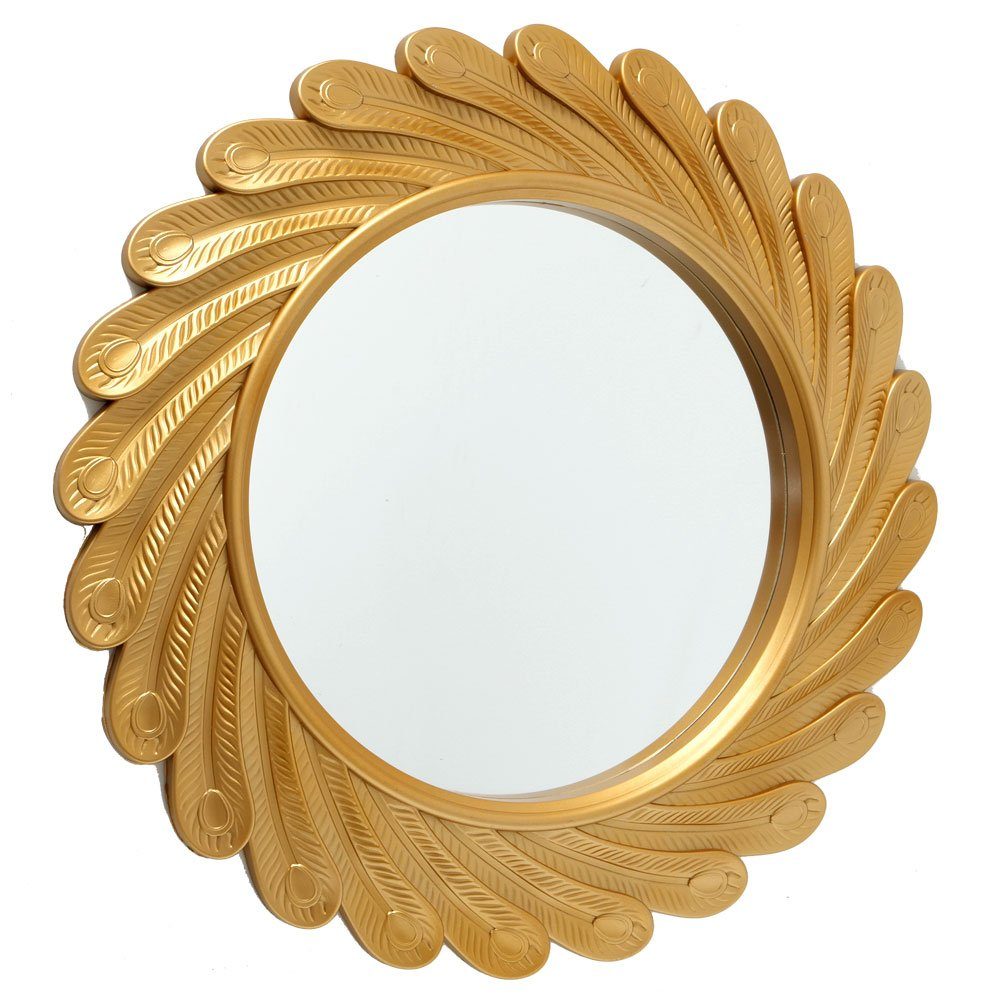 BOLTZE Spiegel, Wand Objekt Spiegel Arbeits Zimmer Antik Büro Bild Dekoration GOLD