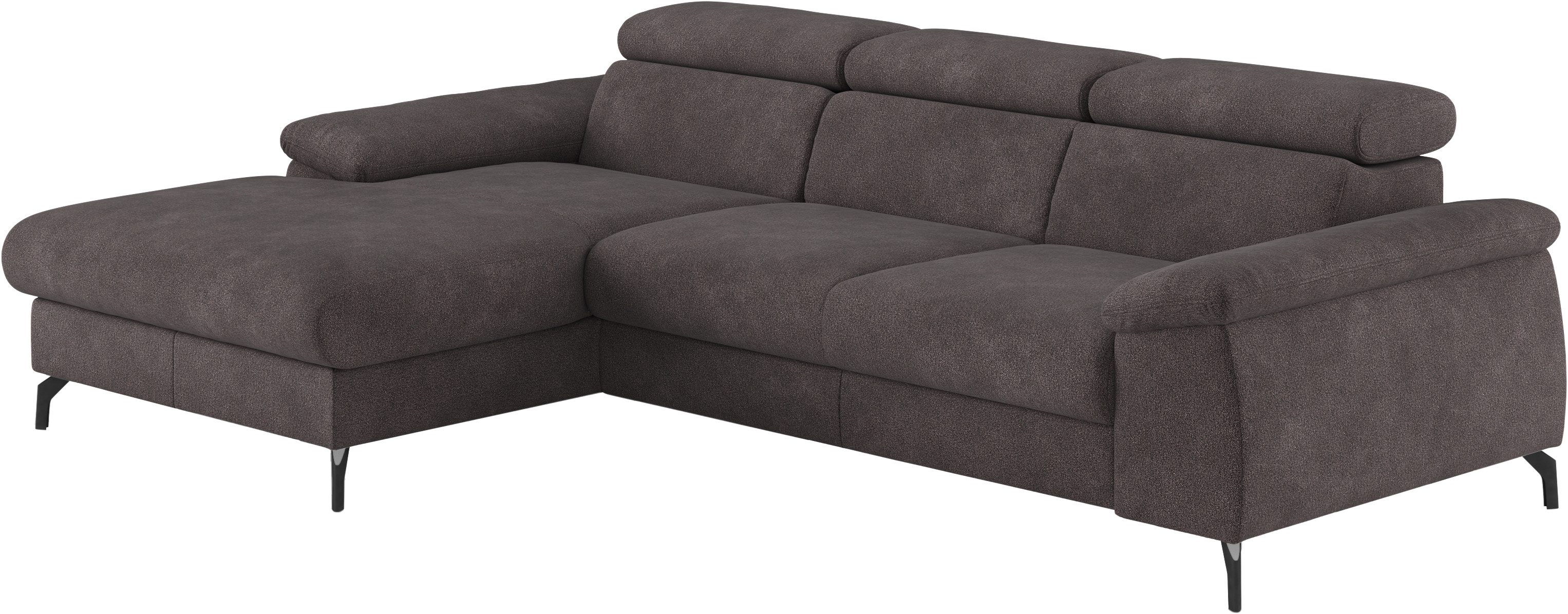 COTTA Ecksofa "Kitty L-Form", mit Kopfteilverstellung, wahlweise mit Bettfu günstig online kaufen