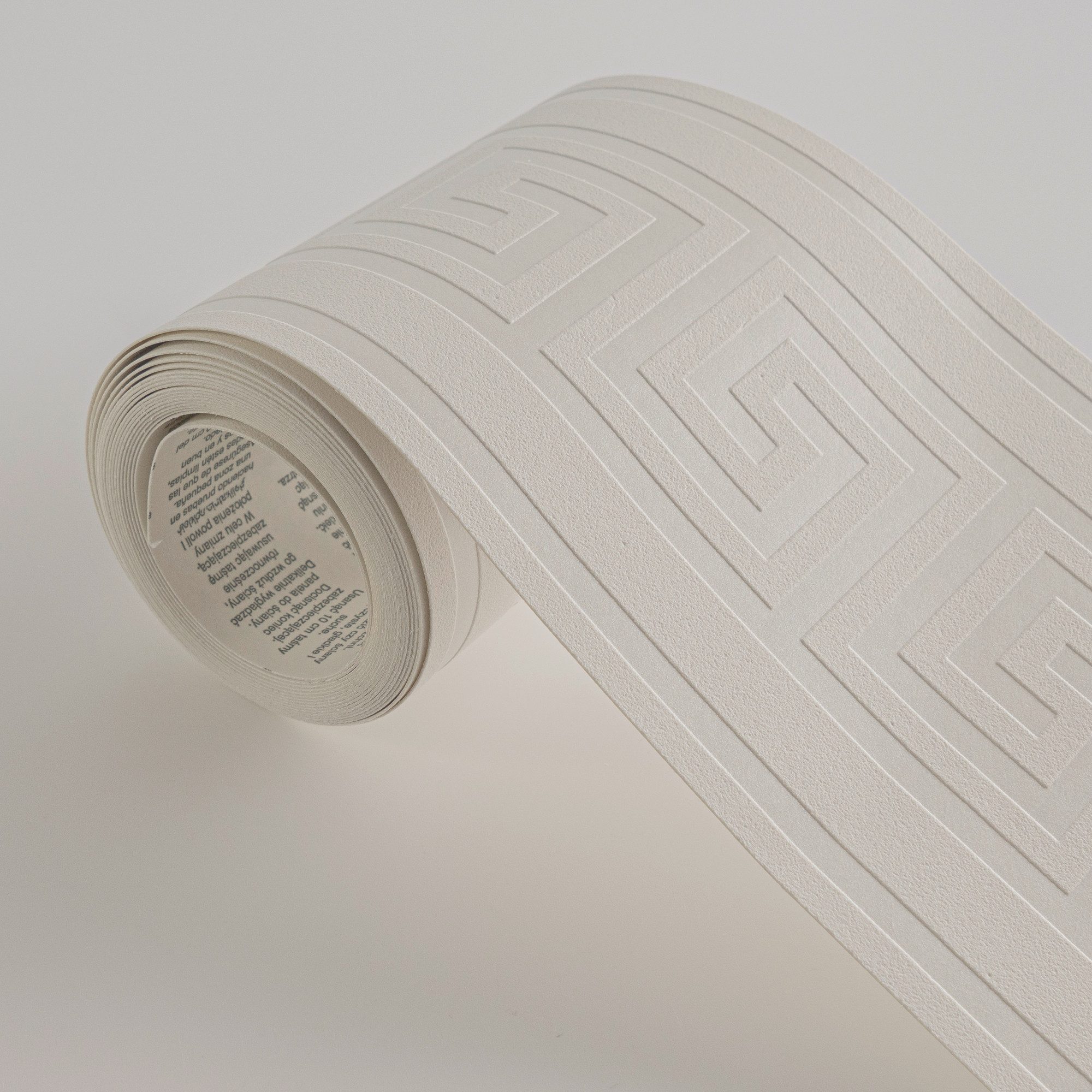 A.S. Création Bordüre Only Borders, aufgeschäumt, Motiv, geometrisch, grafisch, Vinyl Wand Schräge Tür Borte Wohnzimmer Schlafzimmer Küche Flur Design