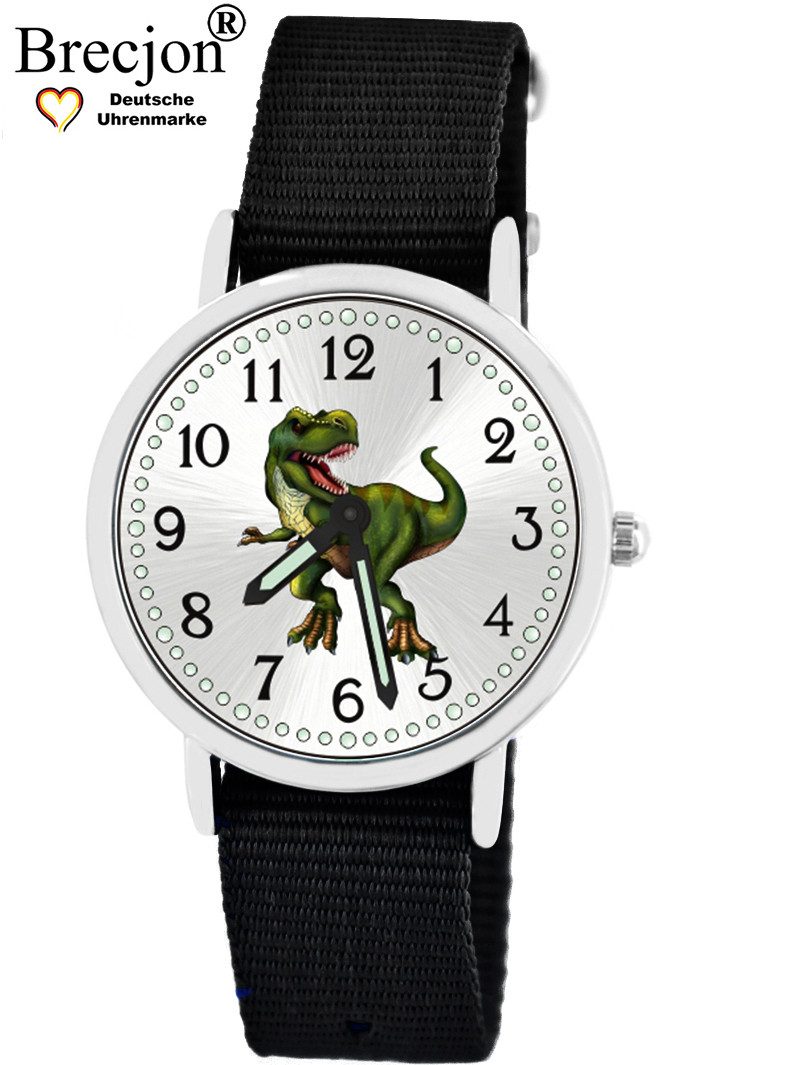 Brecjon Quarzuhr Kinder Armbanduhr Dino Wechselarmband 5ATM, Mix und Match Design - kostenloser Versand