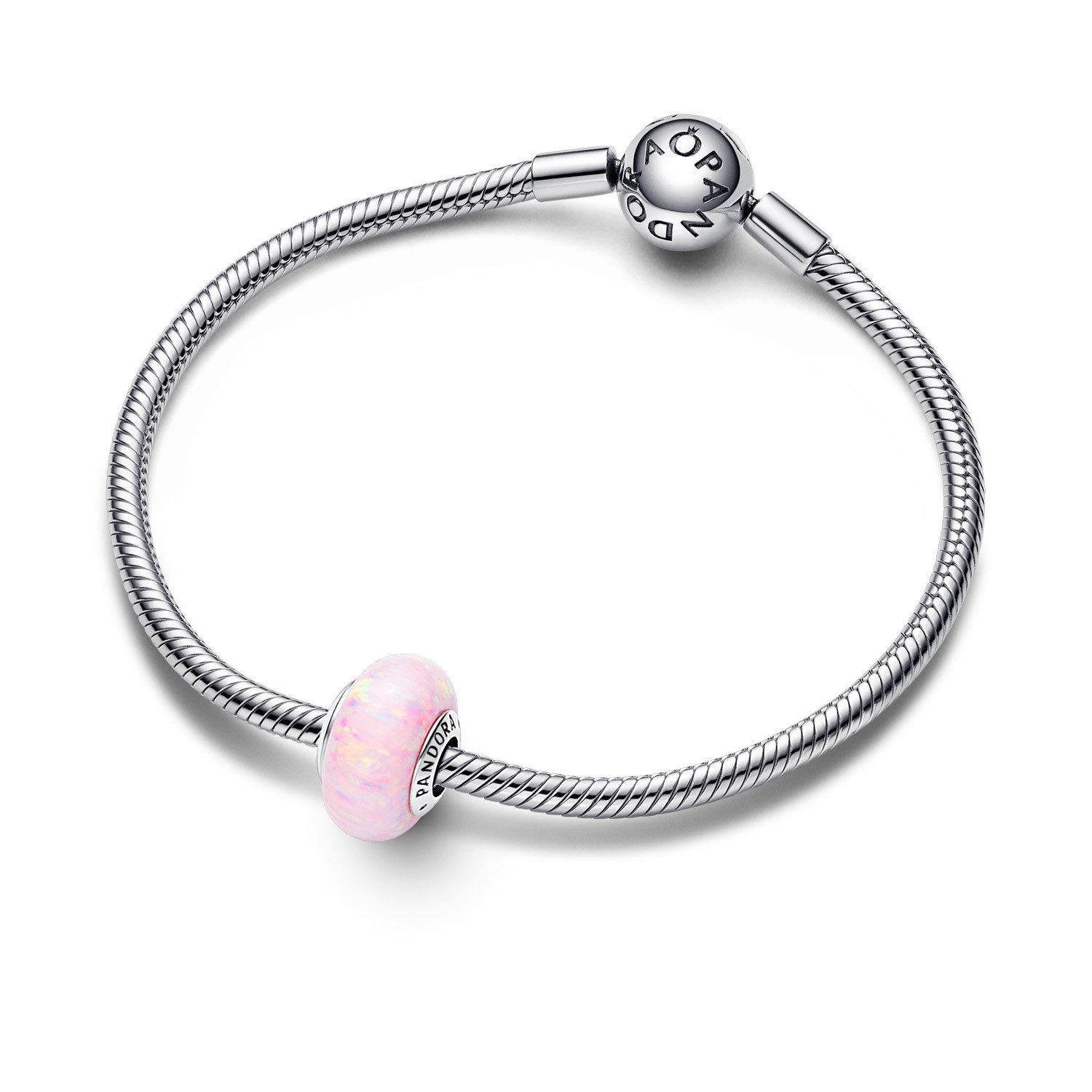 Pandora Bead 791691C03, Silber Pink Opalisierend