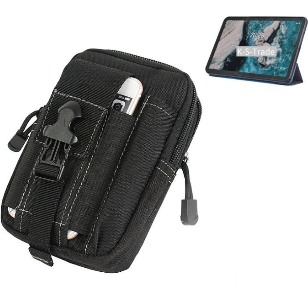 K-S-Trade Handyhülle für Nokia T20 4G, Gürtel Tasche Gürtel-Tasche Holster Schutz-Hülle Handy Hülle