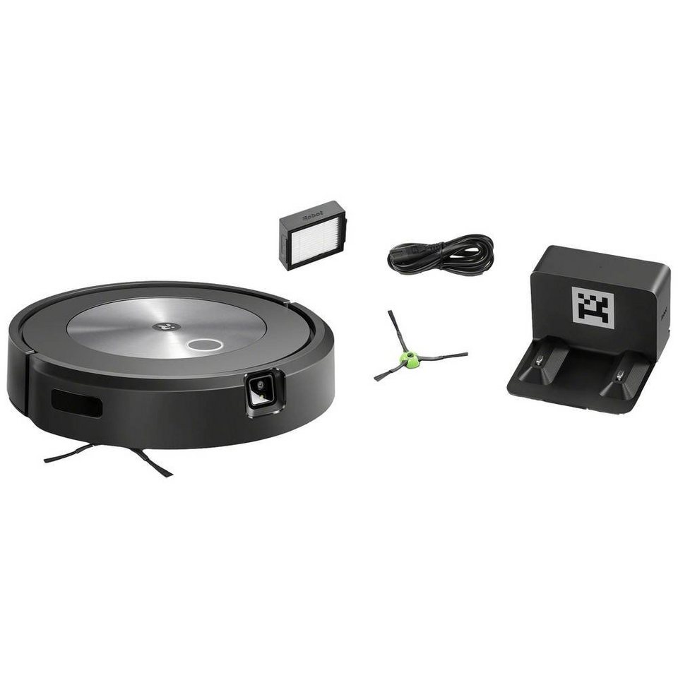 iRobot Saugroboter Roomba® j7 (j7158), beutellos, WLAN-fähig, Kartierung,  Objekterkennung, Perfekt für Haushalte mit Haustieren