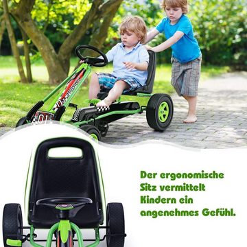 KOMFOTTEU Go-Kart Kinderfahrzeug, max.30 kg, ab 3-8 Jahre