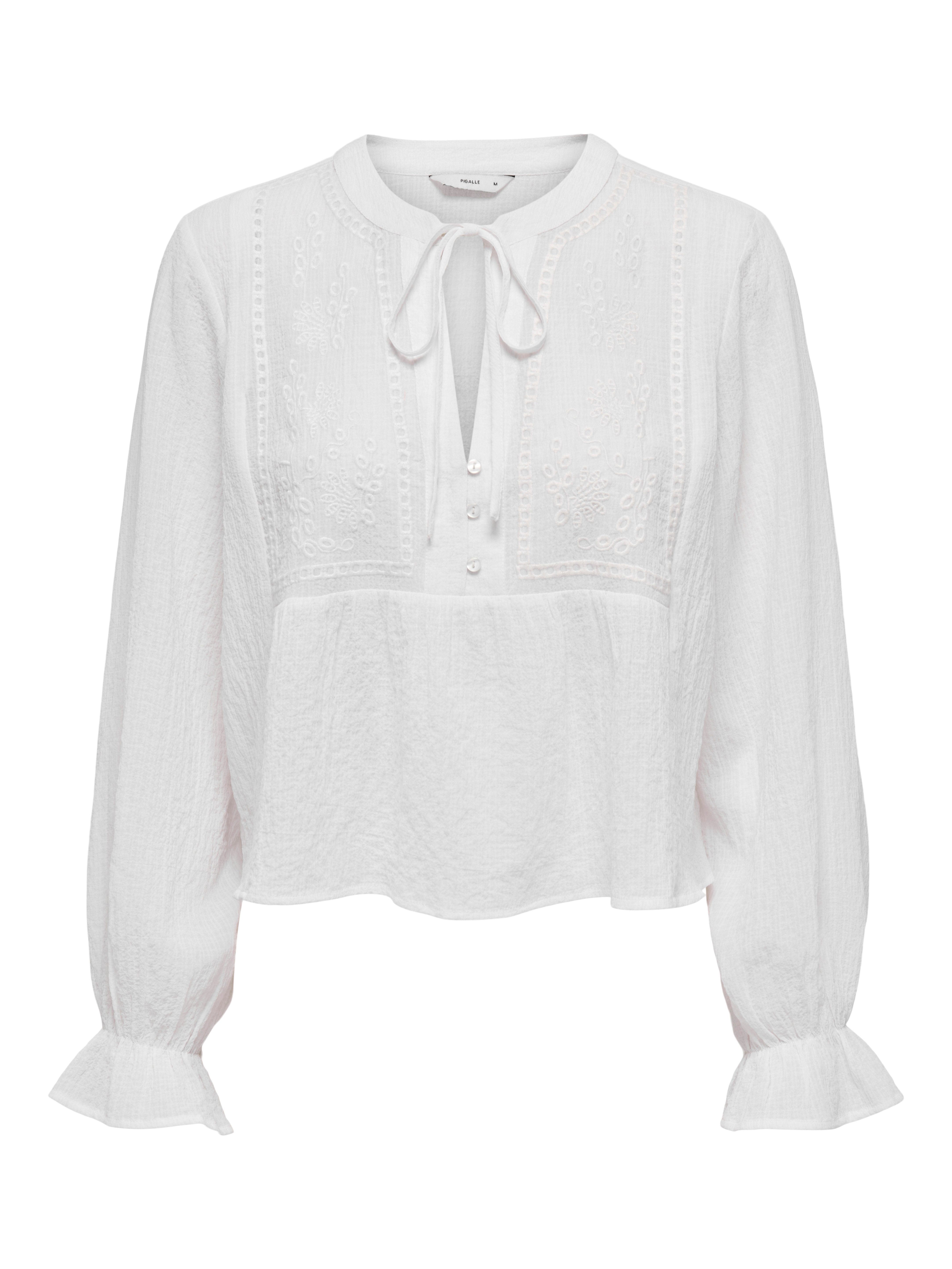 ONLY Langarmbluse ONLVICKY LIFE L/S EMB TOP WVN NOOS günstig online kaufen