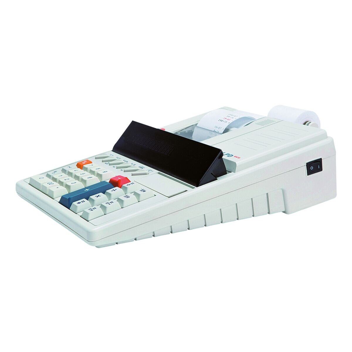 Triumph-Adler Taschenrechner TA 121 PD Eco, mit Druckfunktion und antiseptischer Tastaturbeschichtung