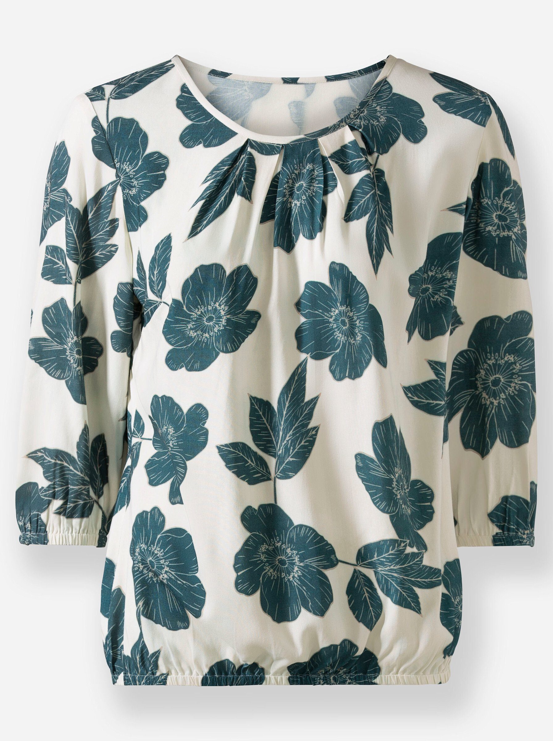 Klassische Bluse Bluse 3/4-Arm