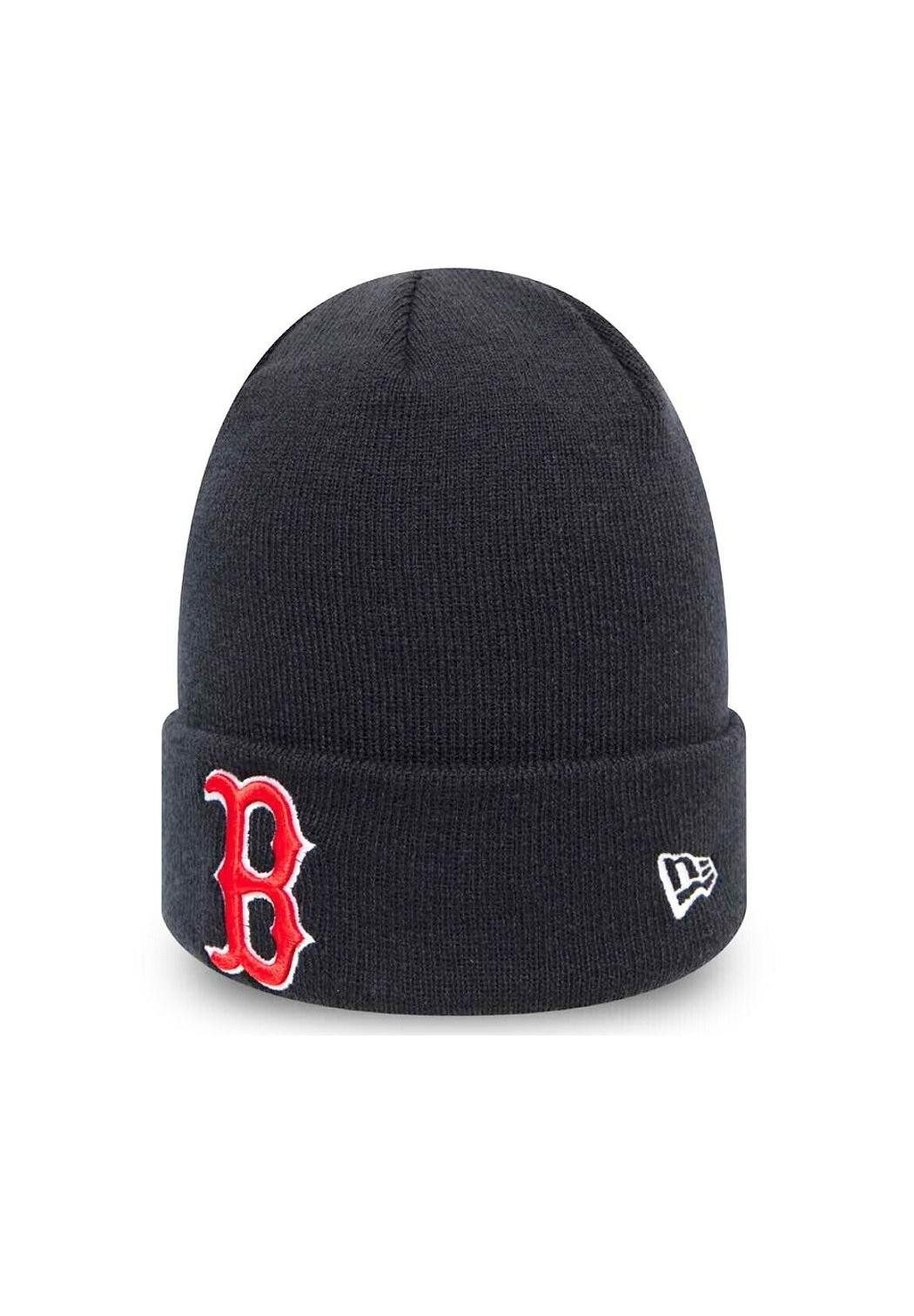 New Era Beanie Boston Red Sox MLB Essential Cuff Knit Blau Beanie-Mütze New Era (1-St)