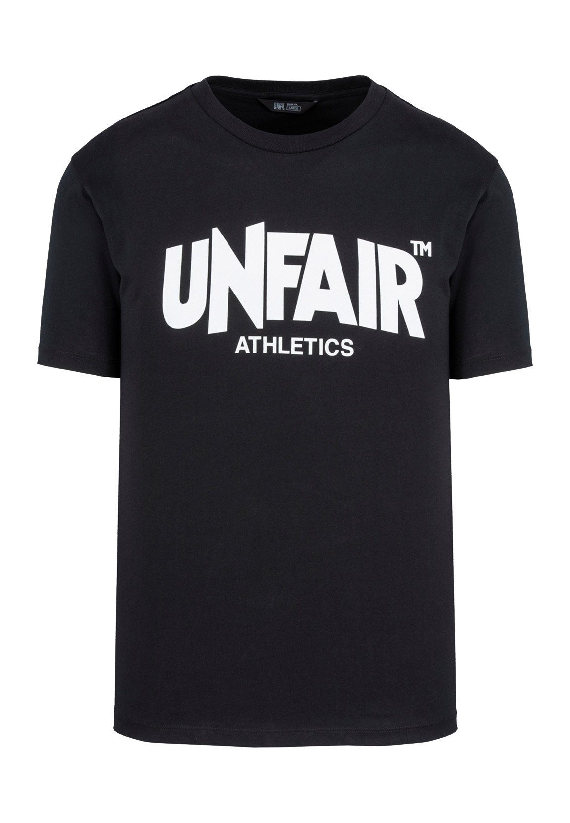 Unfair Athletics T-Shirt Unfair Athletics Herren T-Shirt CLASSIC LABEL UNFR19-001 Black Schwarz