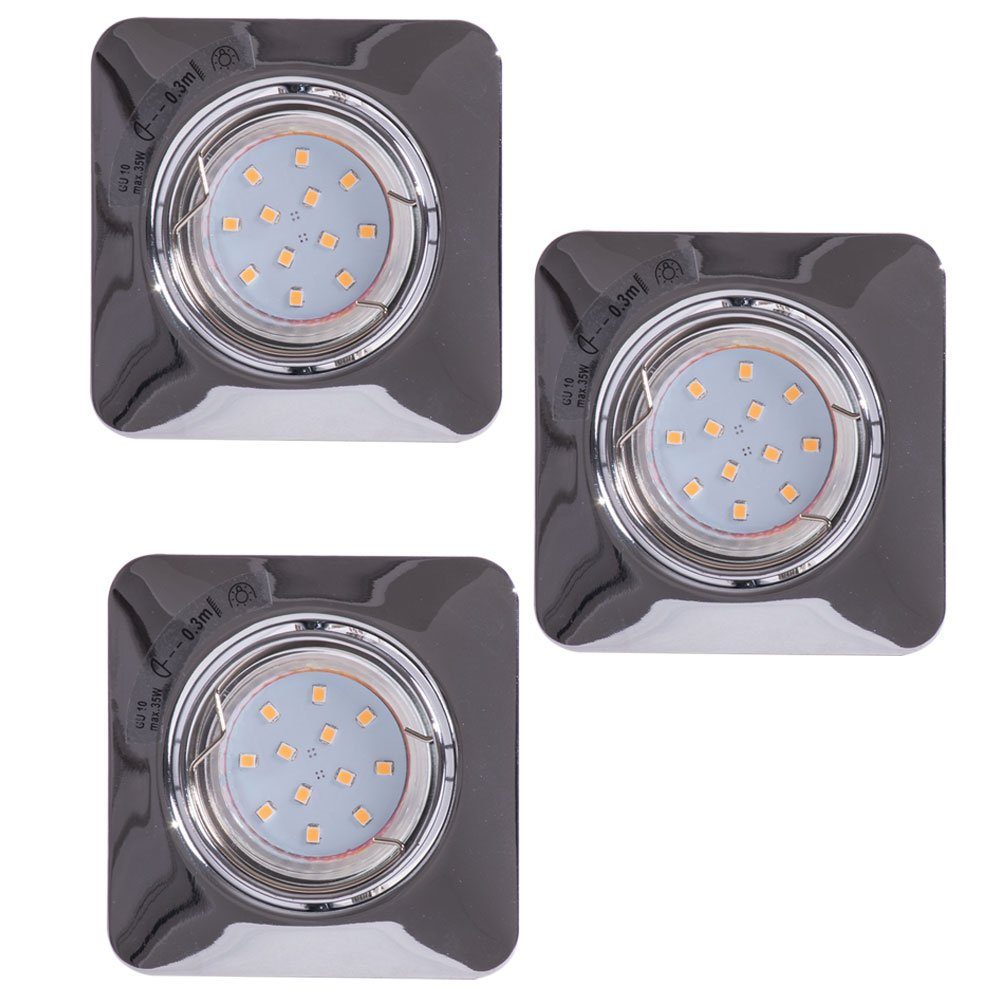 EGLO LED Einbaustrahler, Leuchtmittel inklusive, Warmweiß, 3x LED Einbau St günstig online kaufen