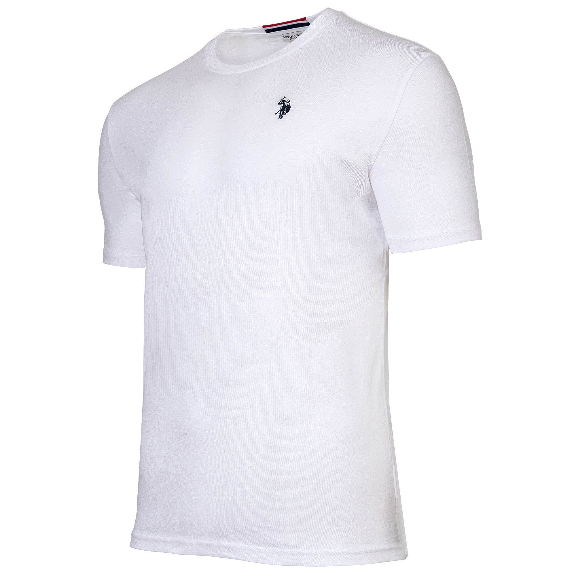 U.S. Polo Assn. T-Shirt Herren T-Shirt 1er Pack Baumwolle (Packung, 1er Pac günstig online kaufen