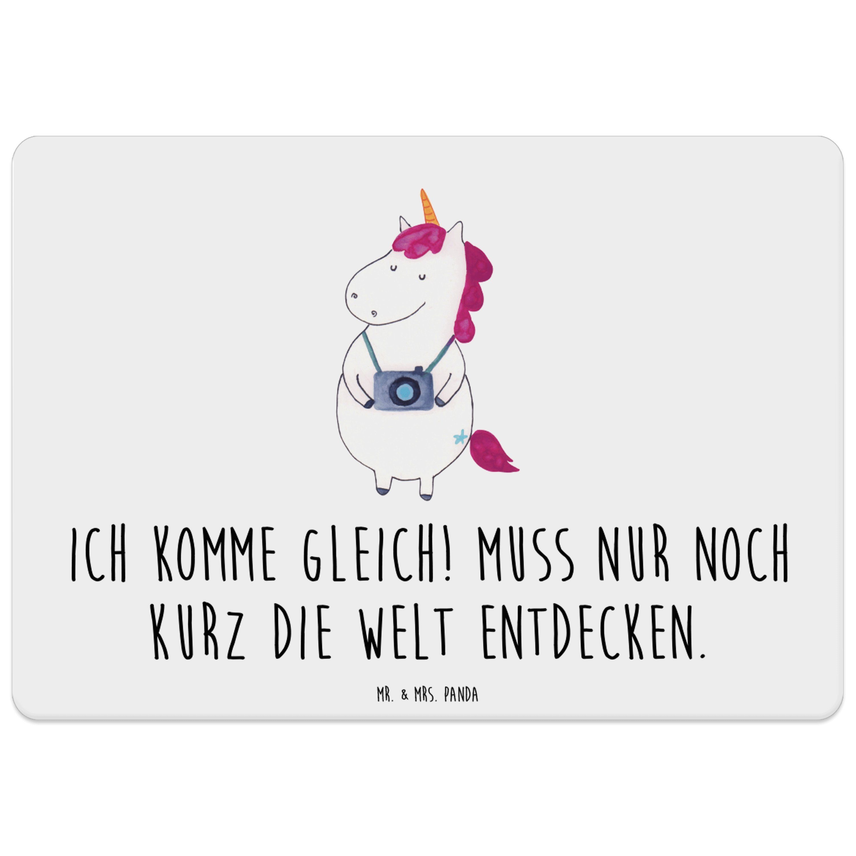 Mr. & Mrs. Panda Handtaschenspiegel – Quadratisch, Einhorn-Motiv, Silber, 60 X 60 Mm, Klappbar
