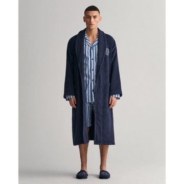 Gant Bademantel Gant Home Bademantel Crest Robe Marine (M)