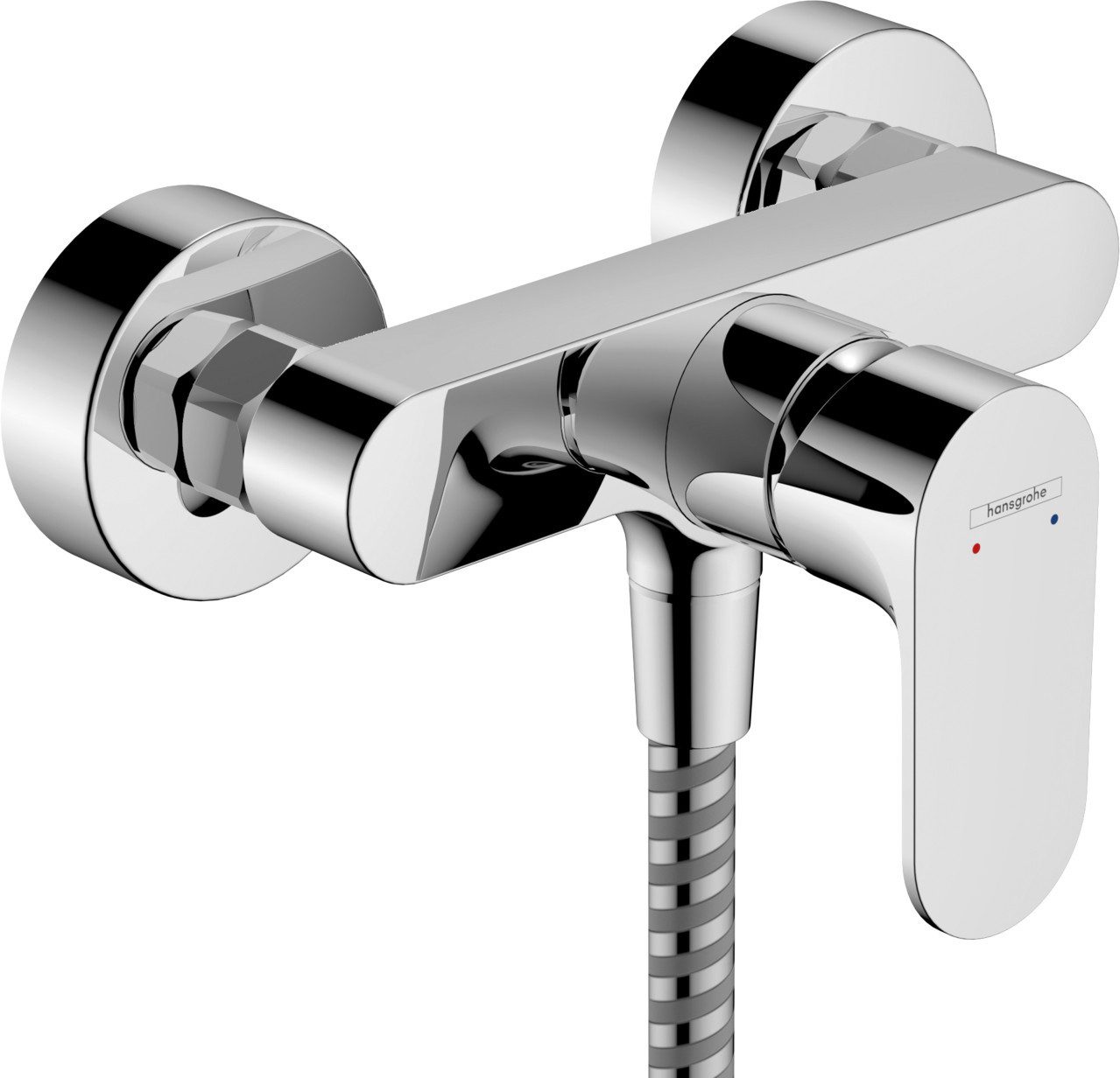 Grohe Duscharmatur Hansgrohe Einhebel-Duscharmatur Rebris S Aufputz