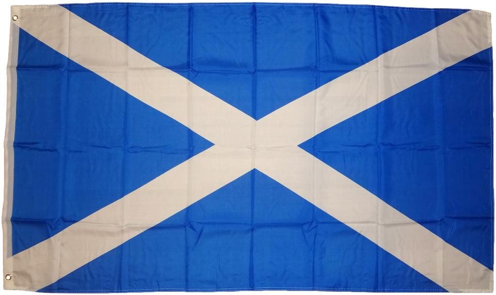 trends4cents Flagge XXL Flagge Fahne mit 3 Messingösen in 250 x 150 cm (Schottland), für Fahnenmaste