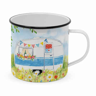 PPD Tasse Happy Camping 350 ml, Metall