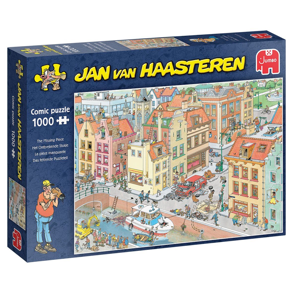Jan van Haasteren Puzzle Jan van Haasteren Das fehlende Puzzleteil 1000 Teile Puzzle, 1000 Puzzleteile