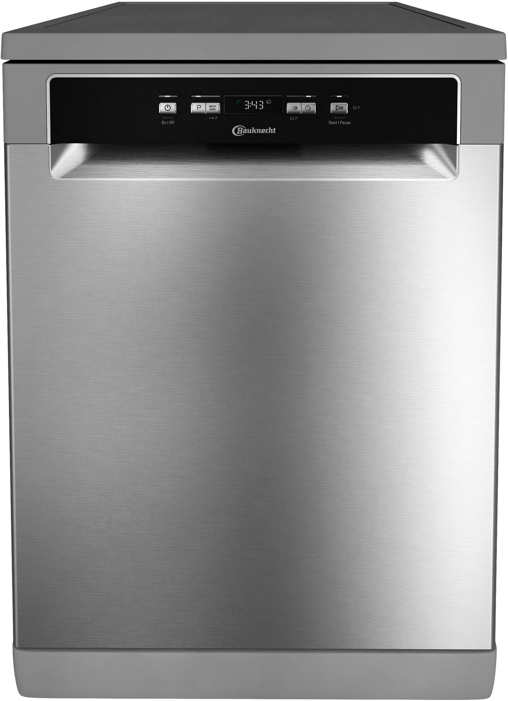 BAUKNECHT Standgeschirrspüler B0F D641A X, 14 Maßgedecke, ActiveDry – automatische Türöffnung für perfekt getrocknetes Geschirr