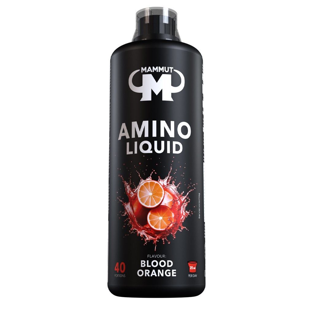 Mammut Nutrition Amino Liquid - Blutorange - 1000 ml Flasche Flüssigkeit