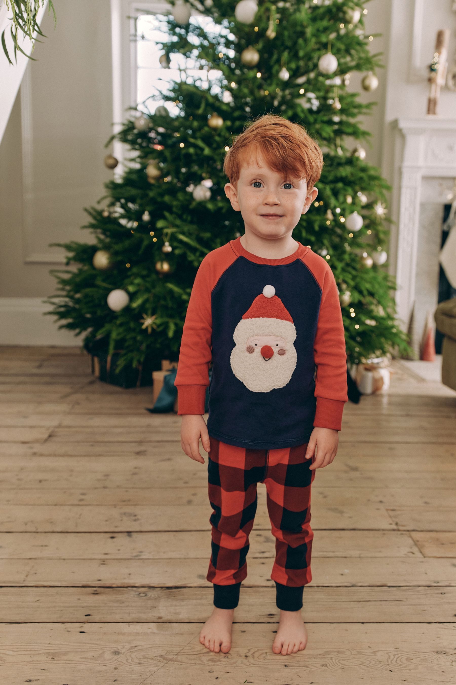 Next Pyjama Weihnachtlicher Schlafanzug aus 100 % günstig online kaufen