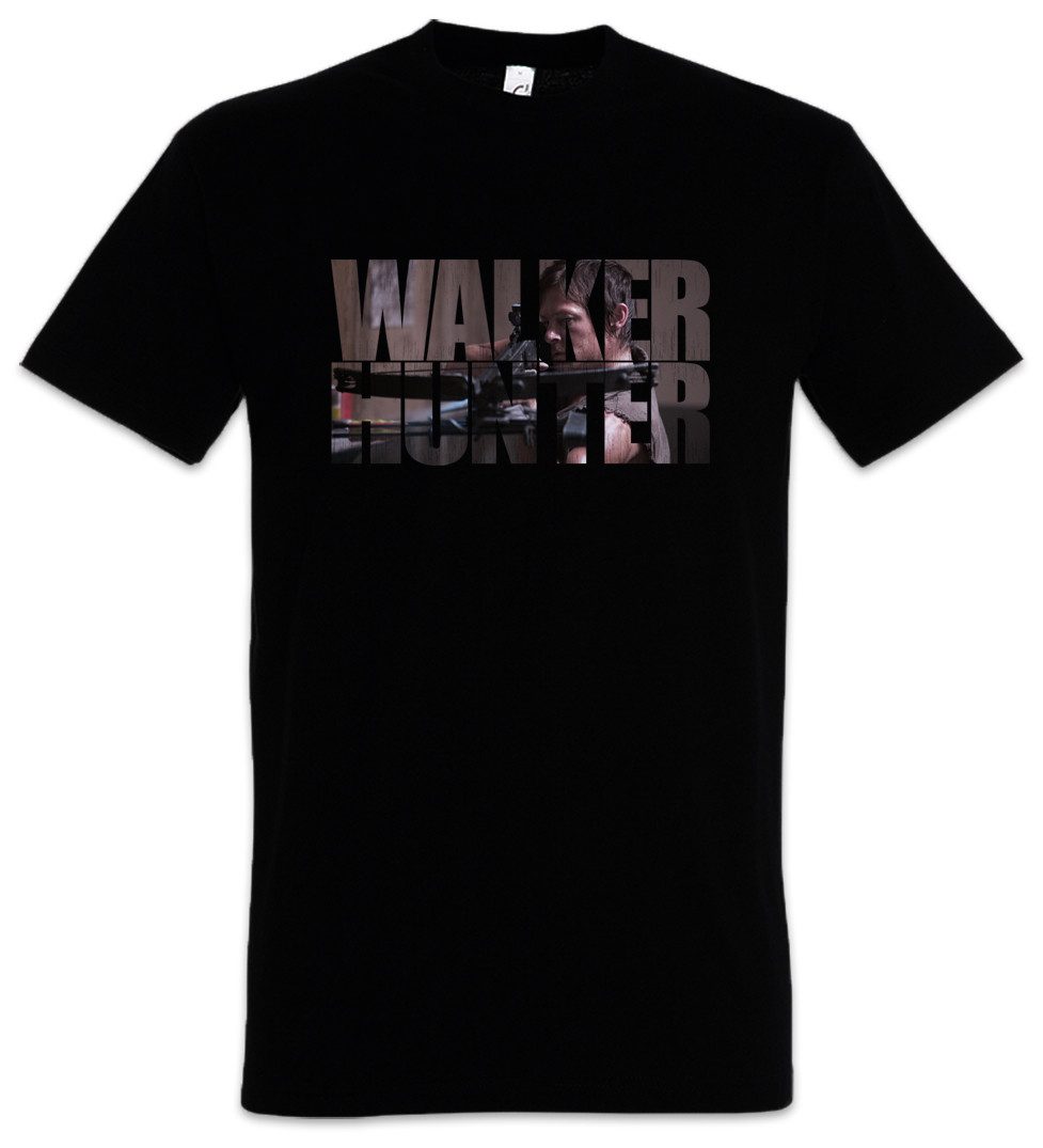 Urban Backwoods Print-Shirt Hunter II Daryl Dixon Herren T-Shirt Beißer The Walking Zombie Living (1-tlg) Day Michonne Dead TV