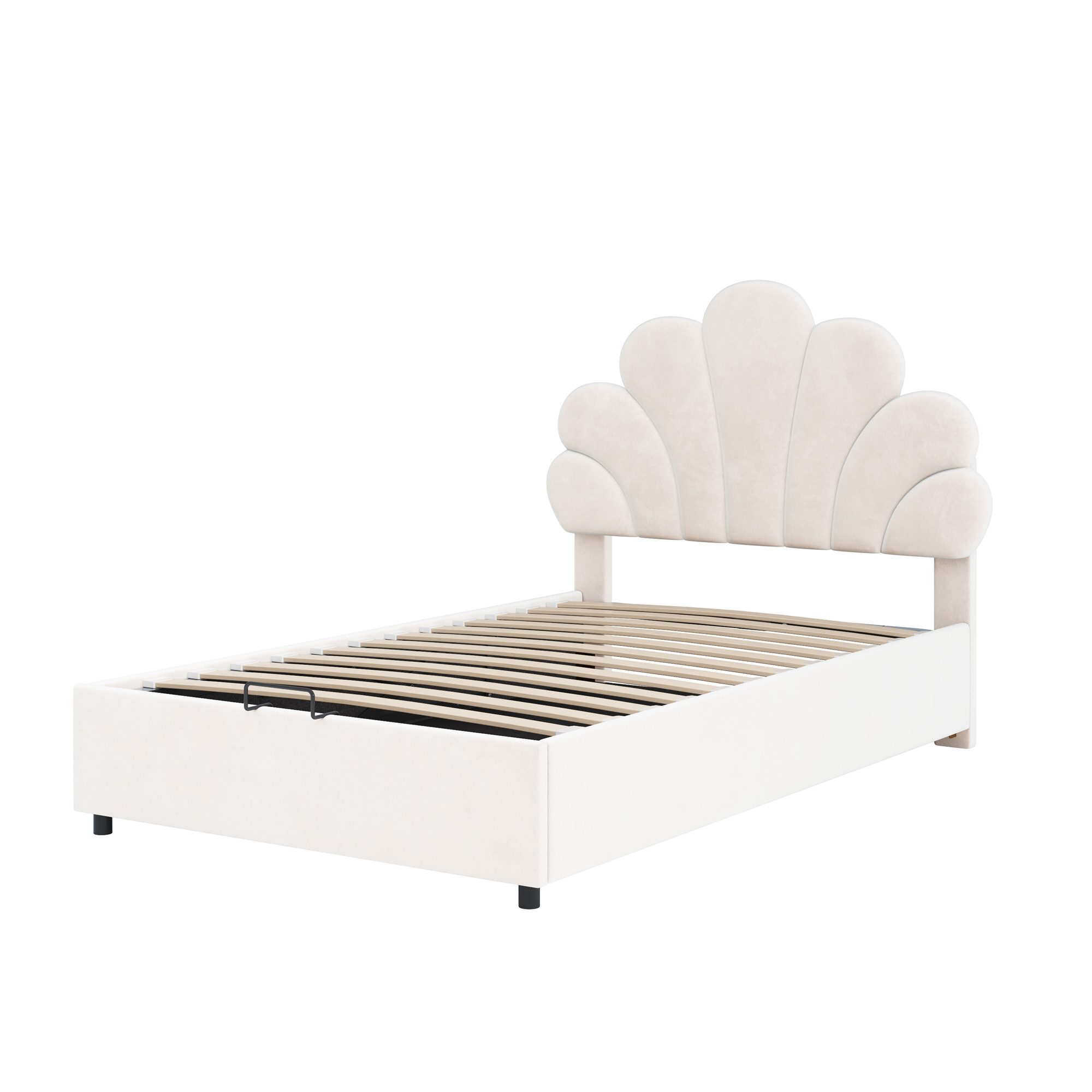 HAUSS SPOLE Polsterbett 90x200cm mit geblümtem günstig online kaufen
