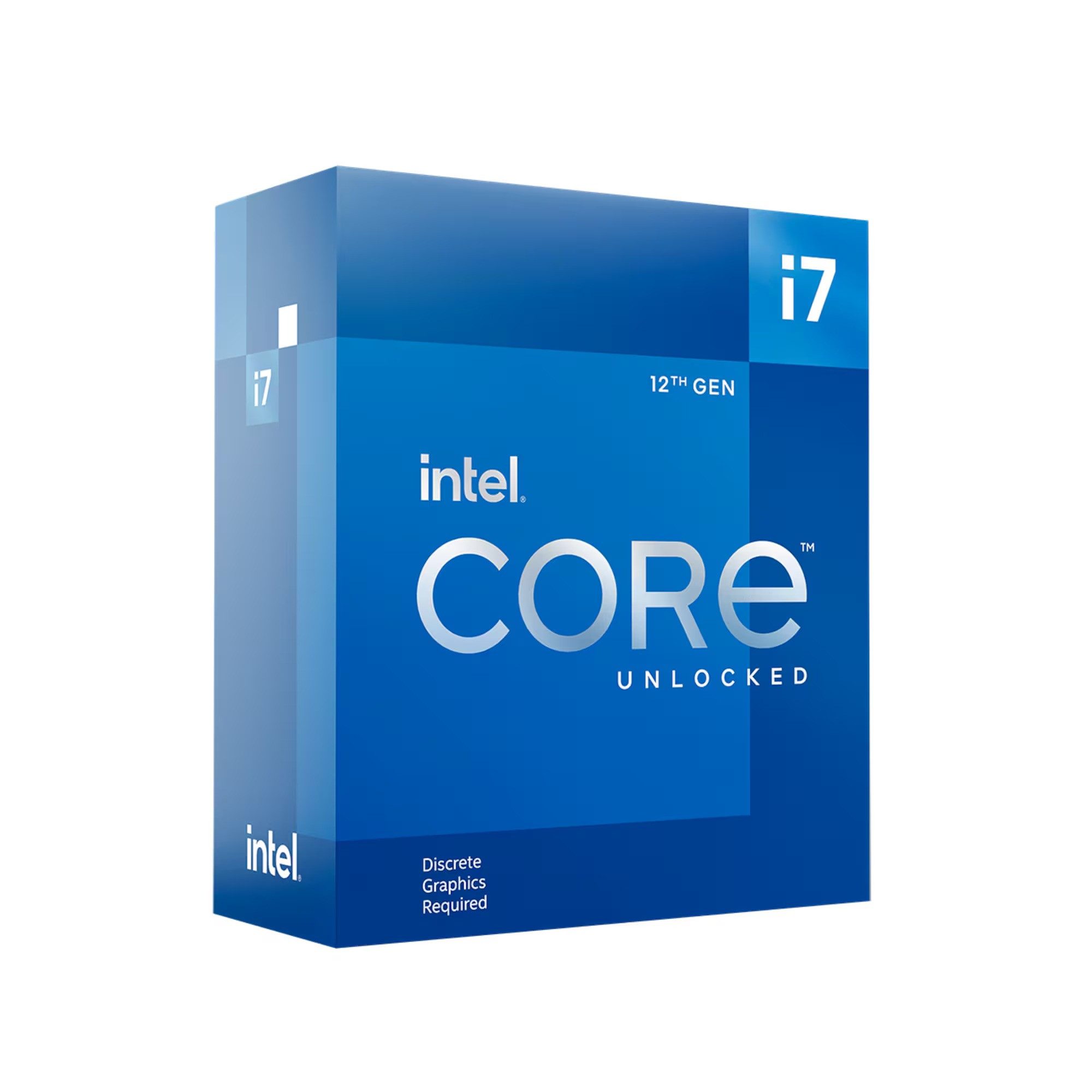 Intel® Prozessor Core i7-12700KF CPU Gaming 12 Kerne, 3,6GHz, Turboboost 5GHz, Virtualization, HyperThreading, TurboBoost
