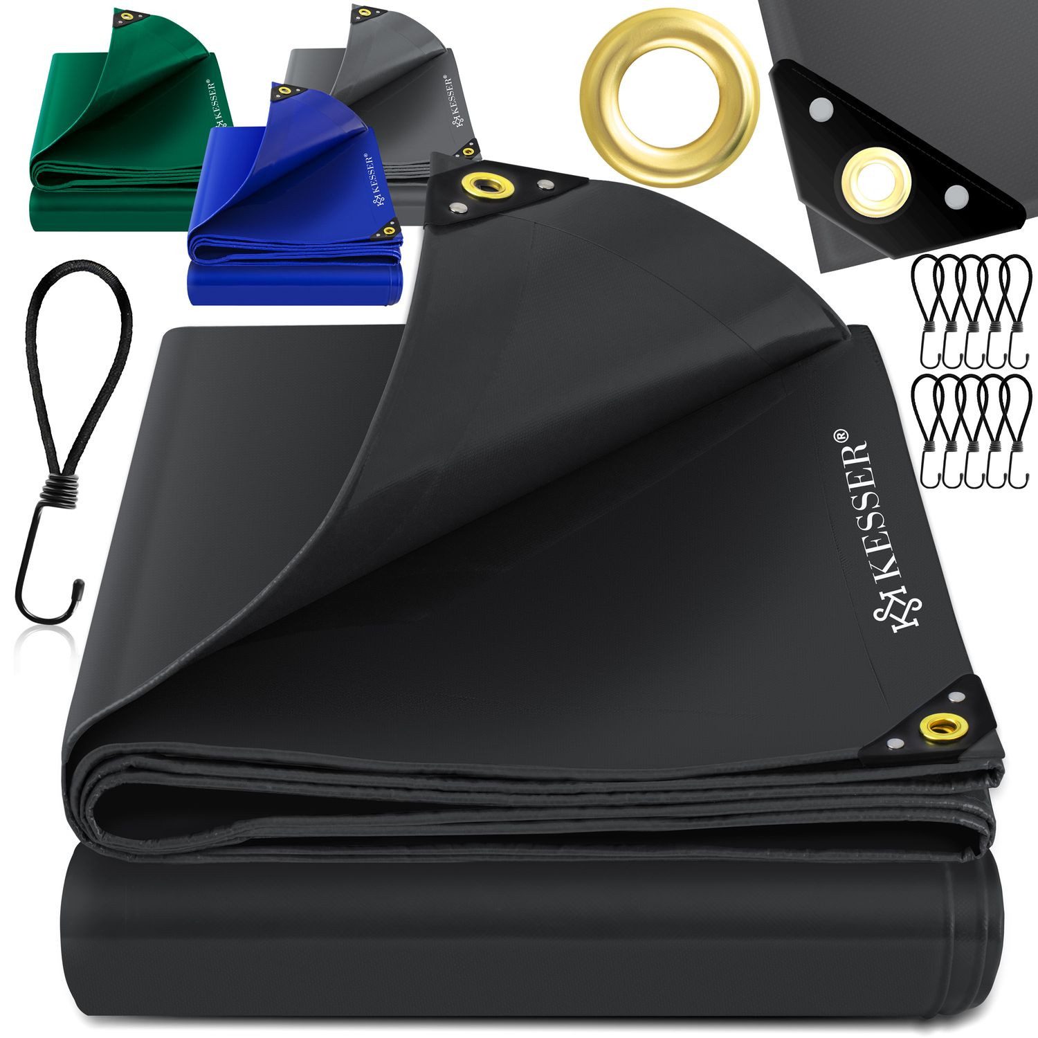 KESSER Schutzplane, Premium Abdeckplane mit Ösen, günstig online kaufen