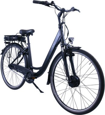 HAWK Bikes E-Bike HAWK eCity Wave, 7 Gang Shimano Nexus 7-Gang Schaltwerk, Nabenschaltung, Frontmotor, 468 Wh Akku, Pedelec