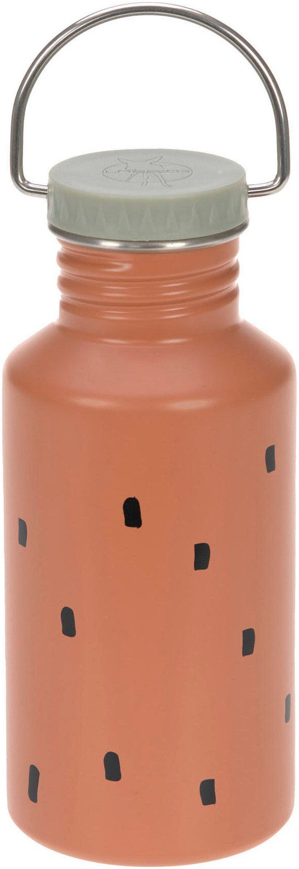 LÄSSIG Trinkflasche Happy Prints, Caramel