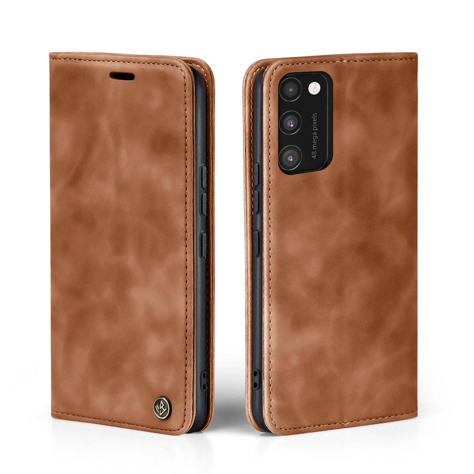 Tec-Expert Handyhülle Tasche Hülle für Samsung Galaxy A41 6.1 Zoll, 6.1, Cover Klapphülle Case mit Kartenfach Fliphülle aufstellbar