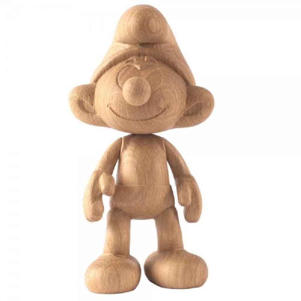 Boyhood Skulptur boyhood Holzskulptur Smurf Schlumpf Eichenholz (24cm)