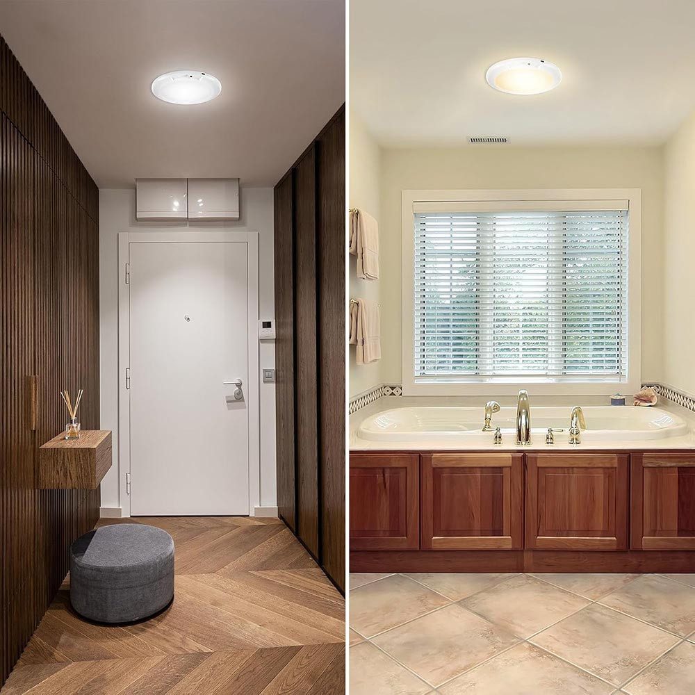 Rosnek LED Deckenleuchte Deckenlampe Innen mit Bewegungsmelder, Wiederaufla günstig online kaufen