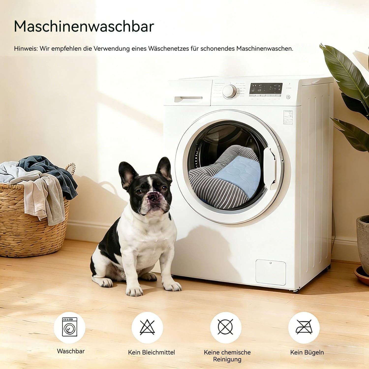 Ledander Hundematte Sommer-Haustier-Selbstkühlmatte–Kein Stromanschluss erforderlich, Hundebettauflage–Hält Hunde und Katzen kühl – Bild 3 von 5