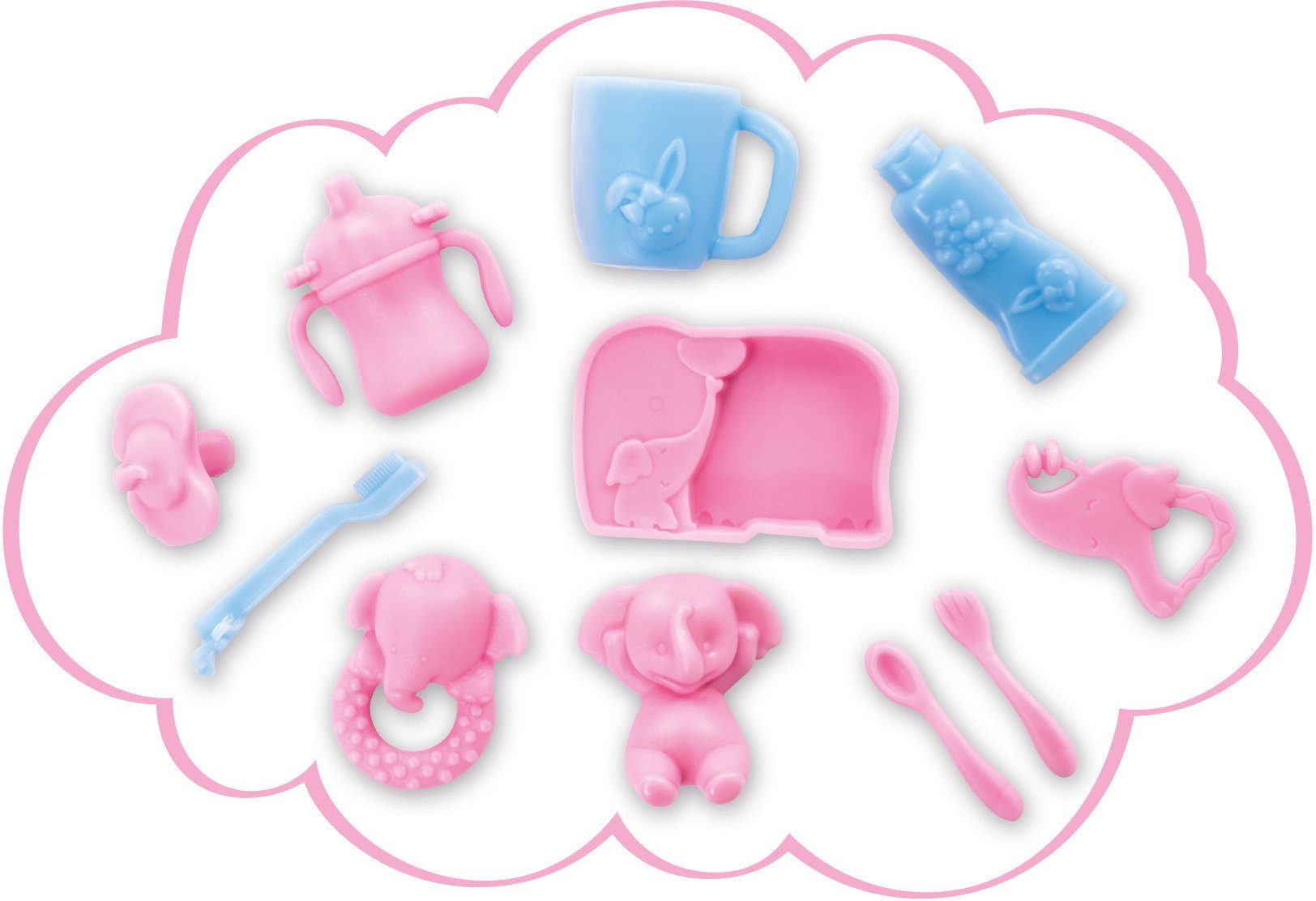 SIMBA Anziehpuppe Steffi Love, Sweet Dreams, mit Baby und Kinderbett