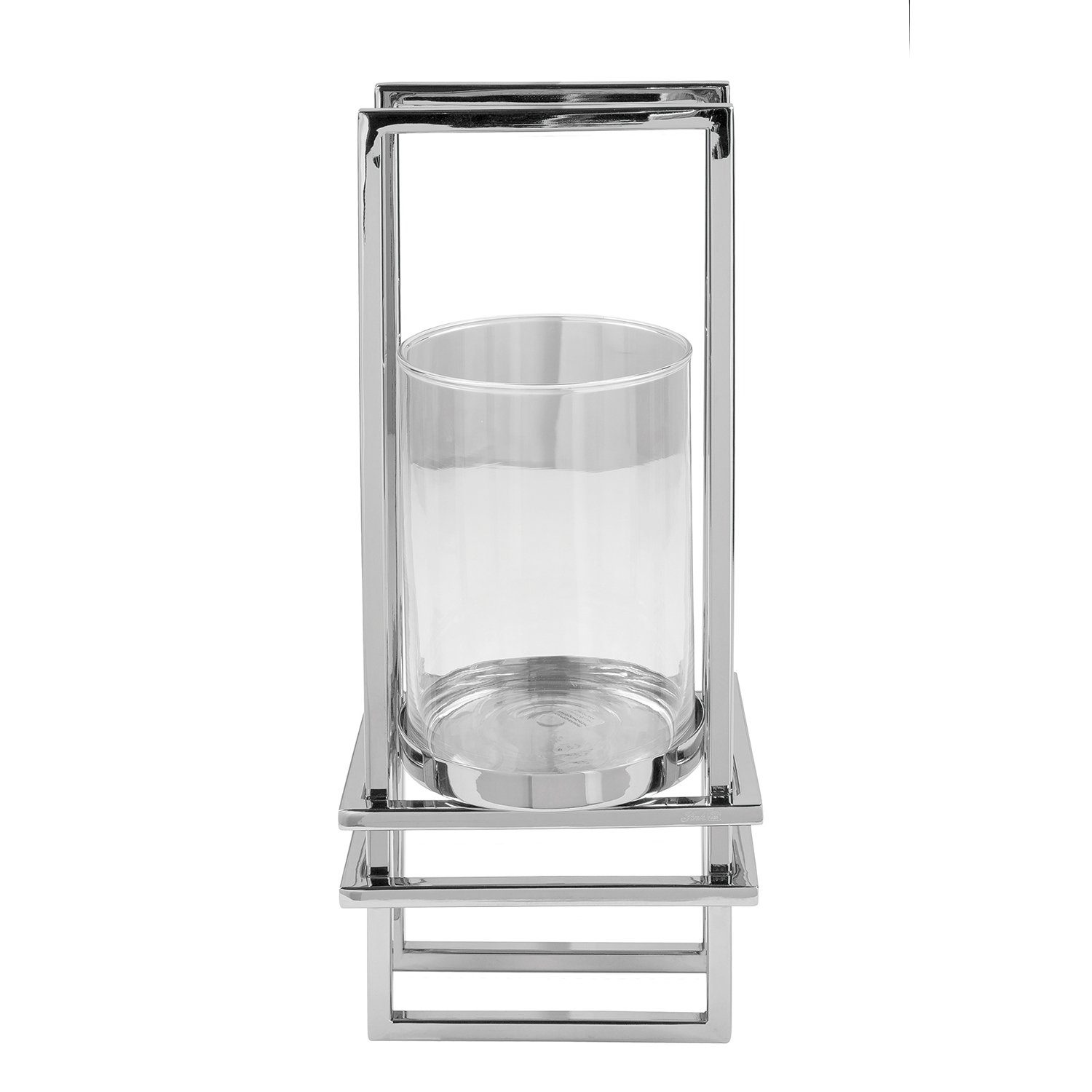 Fink Wandkerzenhalter DUALIS Wanddekoration Windlicht - H. 41cm - silberfar günstig online kaufen